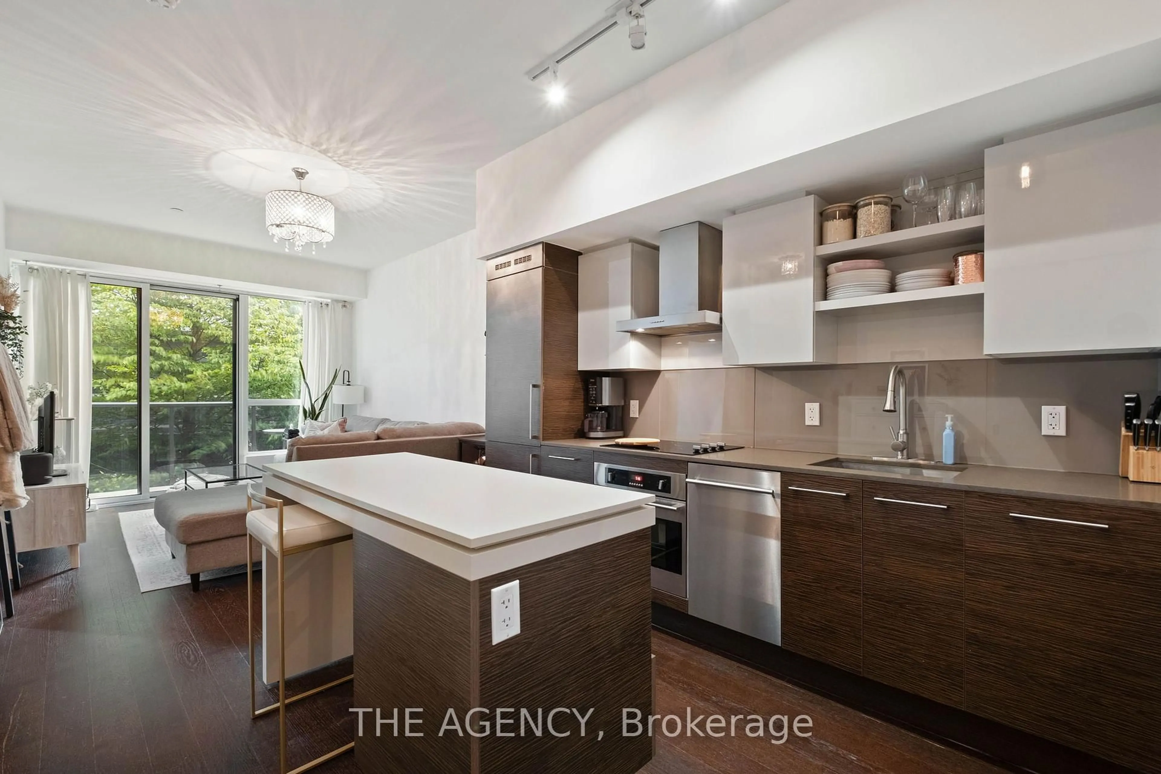 Open concept kitchen, unknown for 1030 King St #457, Toronto Ontario M6K 0B4