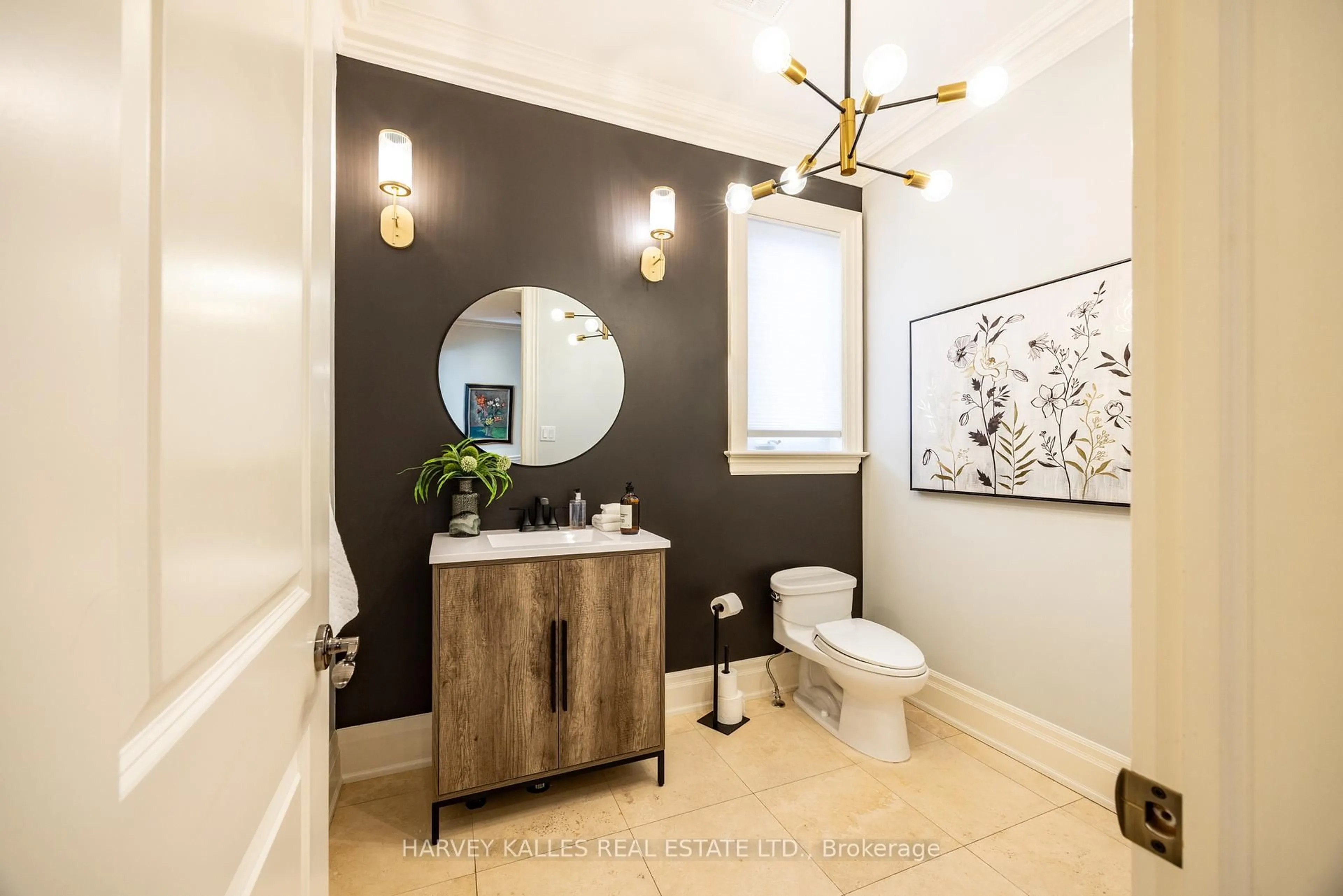 Contemporary bathroom, ceramic/tile floor for 351 Brooke Ave, Toronto Ontario M5M 2L4