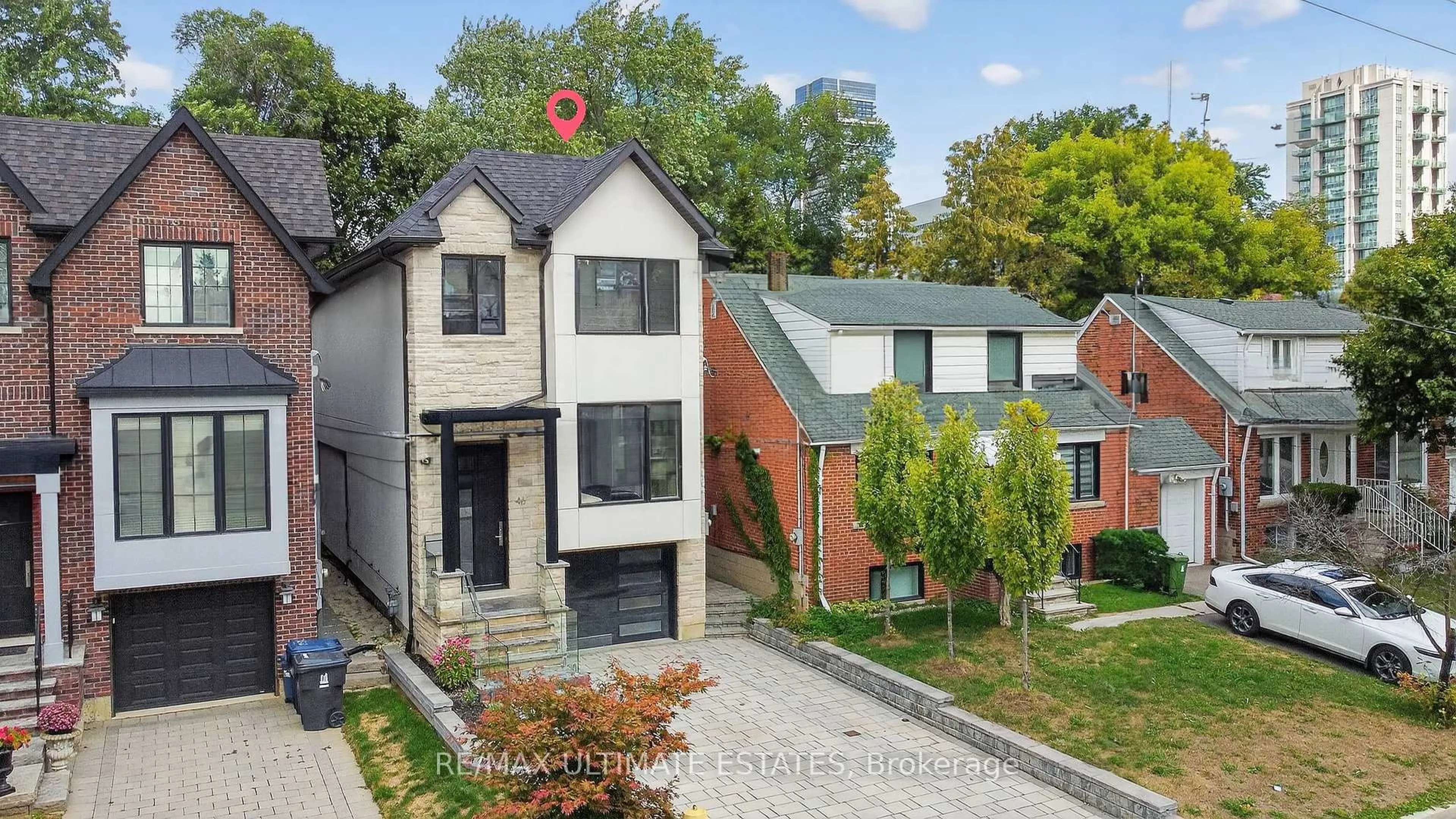 Home with brick exterior material, street for 46 Franklin Ave, Toronto Ontario M2N 1B6