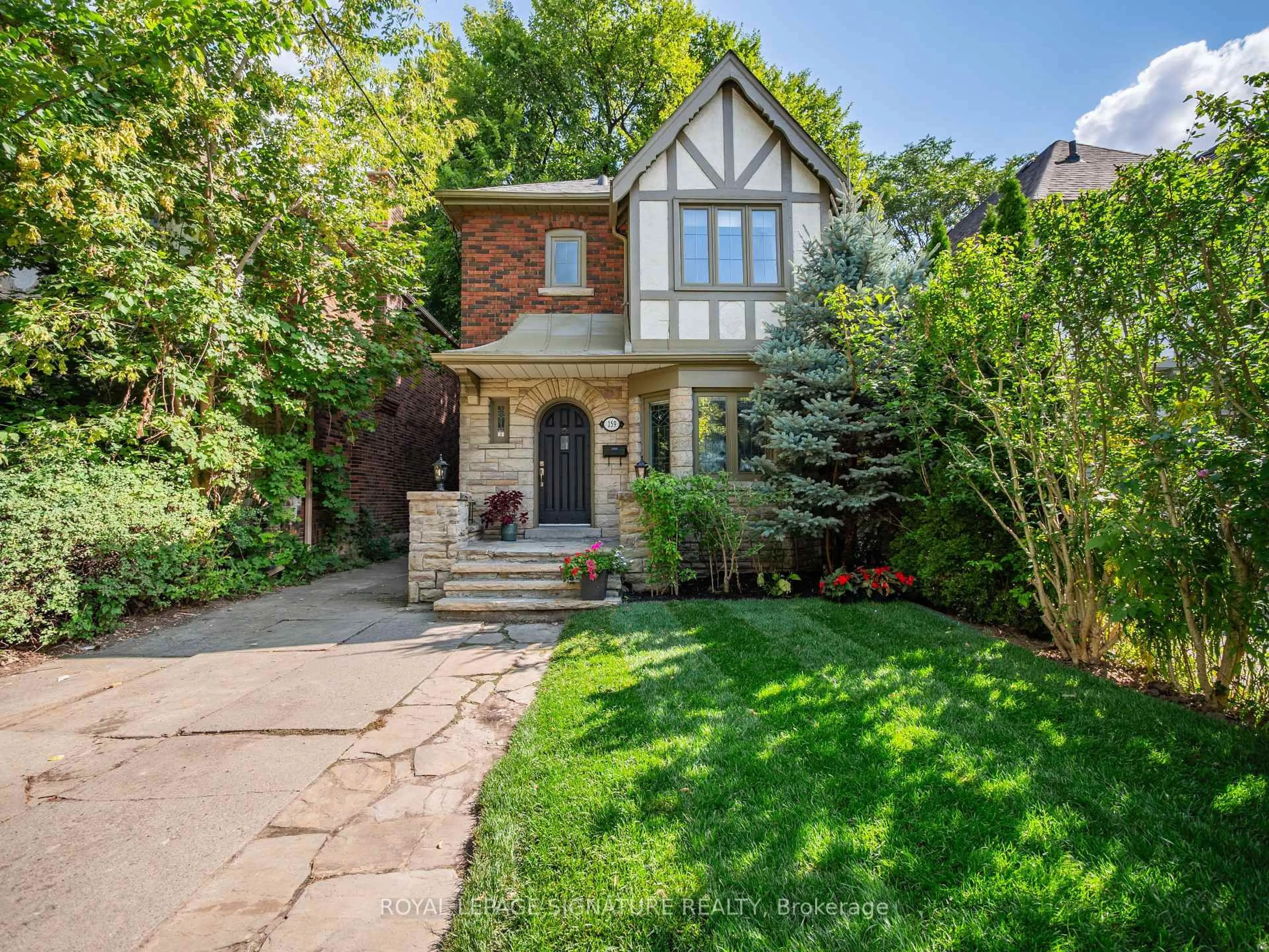 Home with brick exterior material, street for 159 Chiltern Hill Rd, Toronto Ontario M6C 3C3