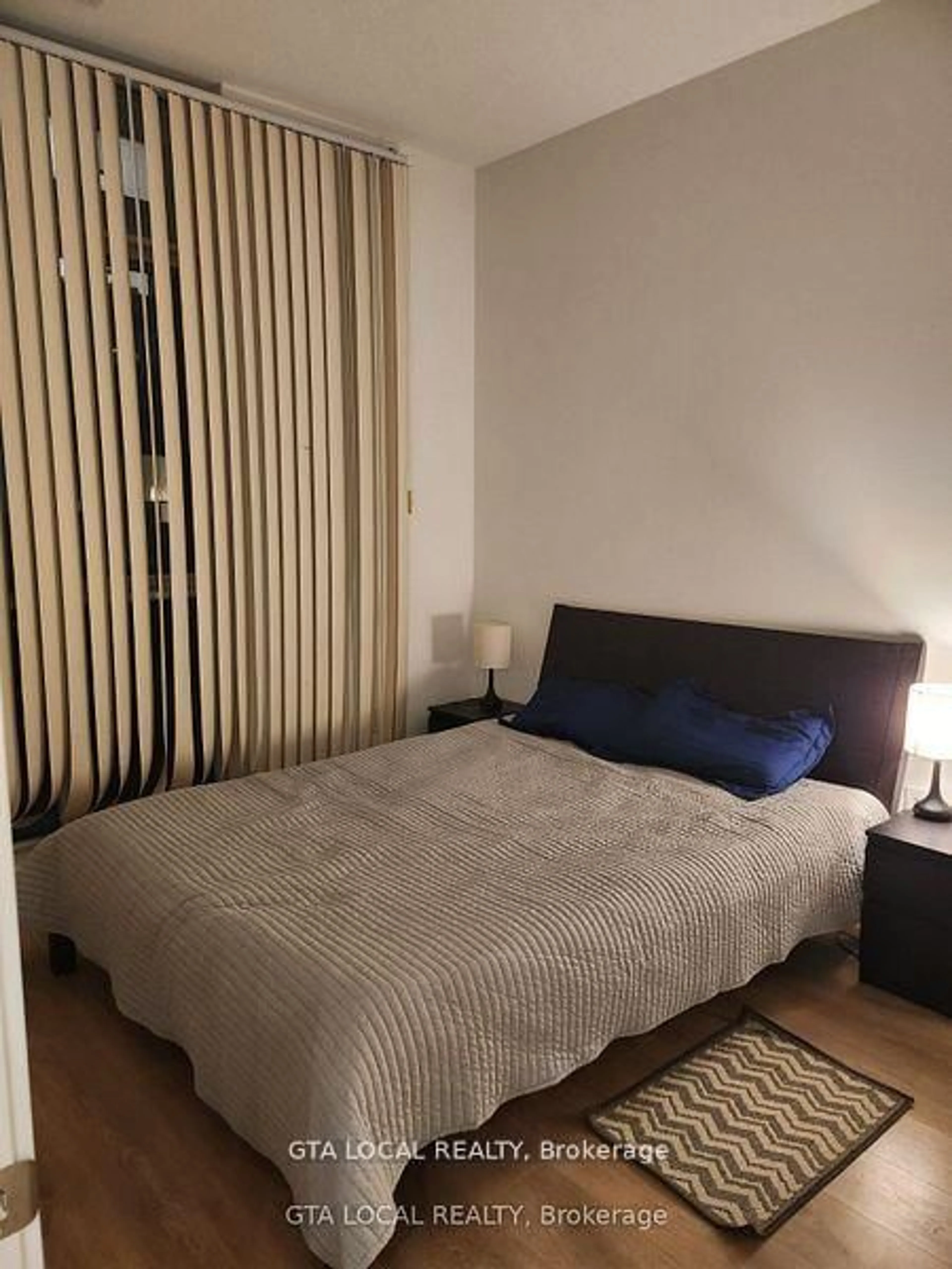 Bedroom with bed, unknown for 34 Tubman Ave #406, Toronto Ontario M5A 0R2