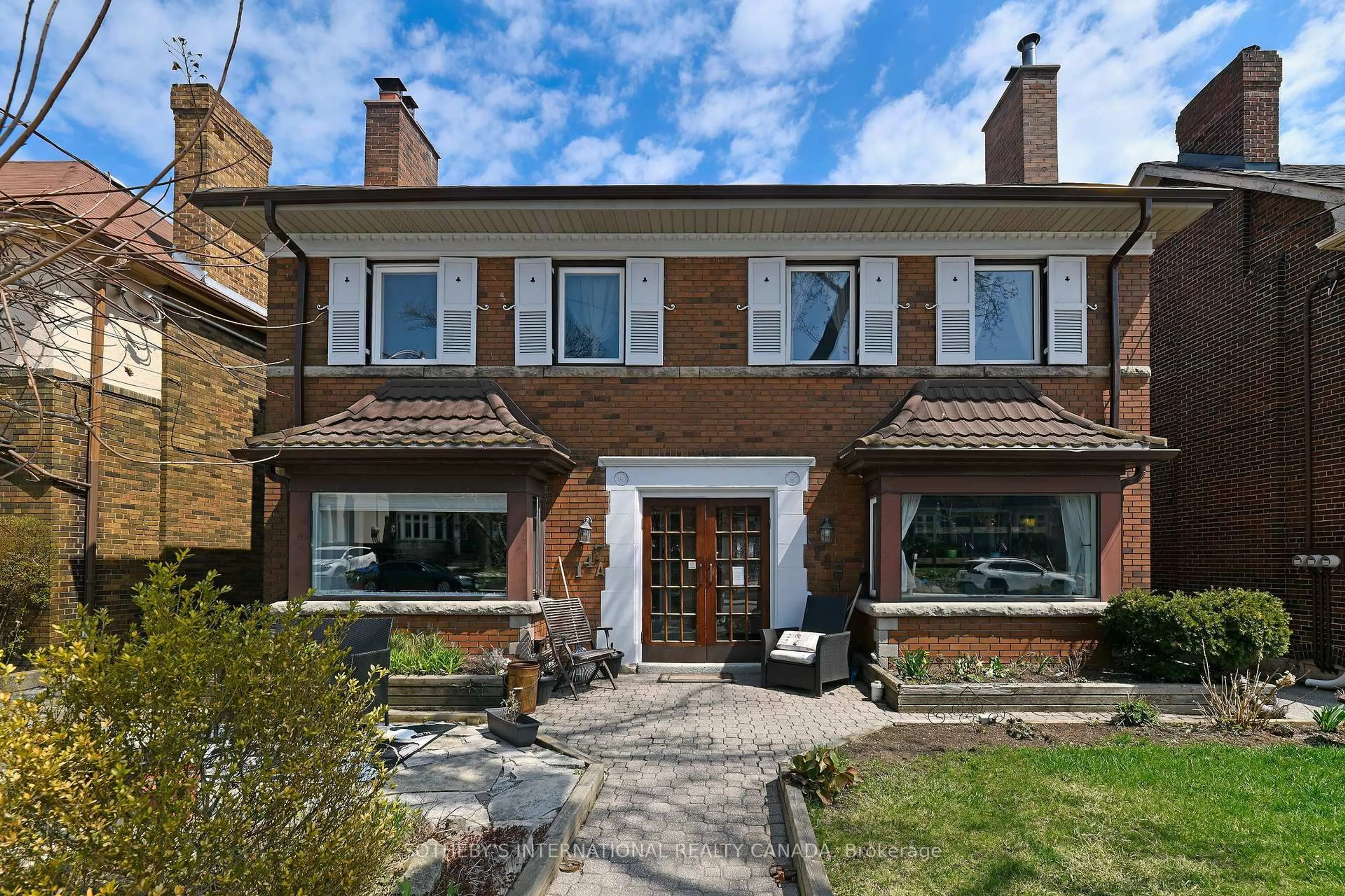 Home with brick exterior material, street for 147 Highbourne Rd, Toronto Ontario M5P 2J8