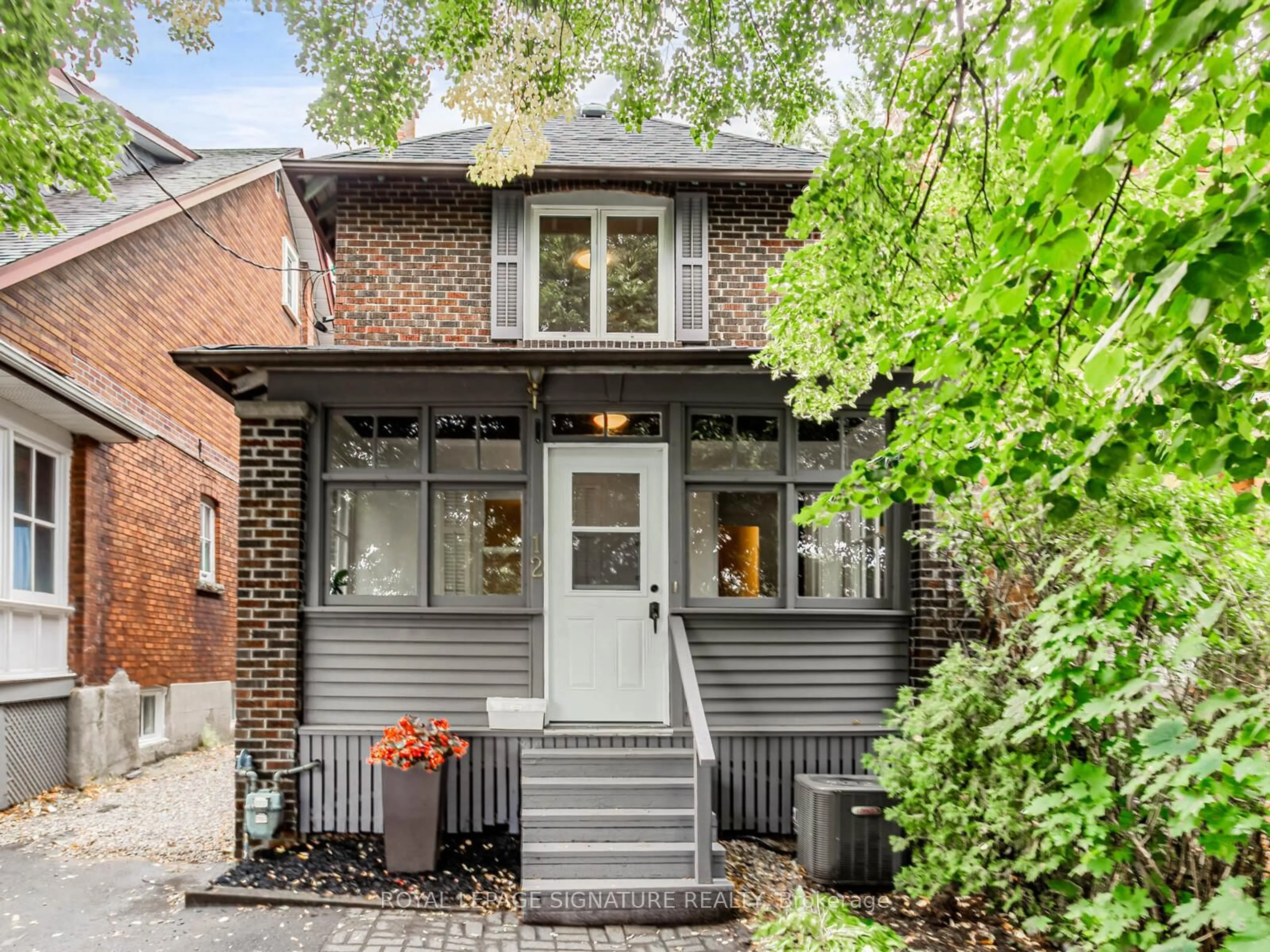 Home with brick exterior material, street for 12 Cherrywood Ave, Toronto Ontario M6C 2X2