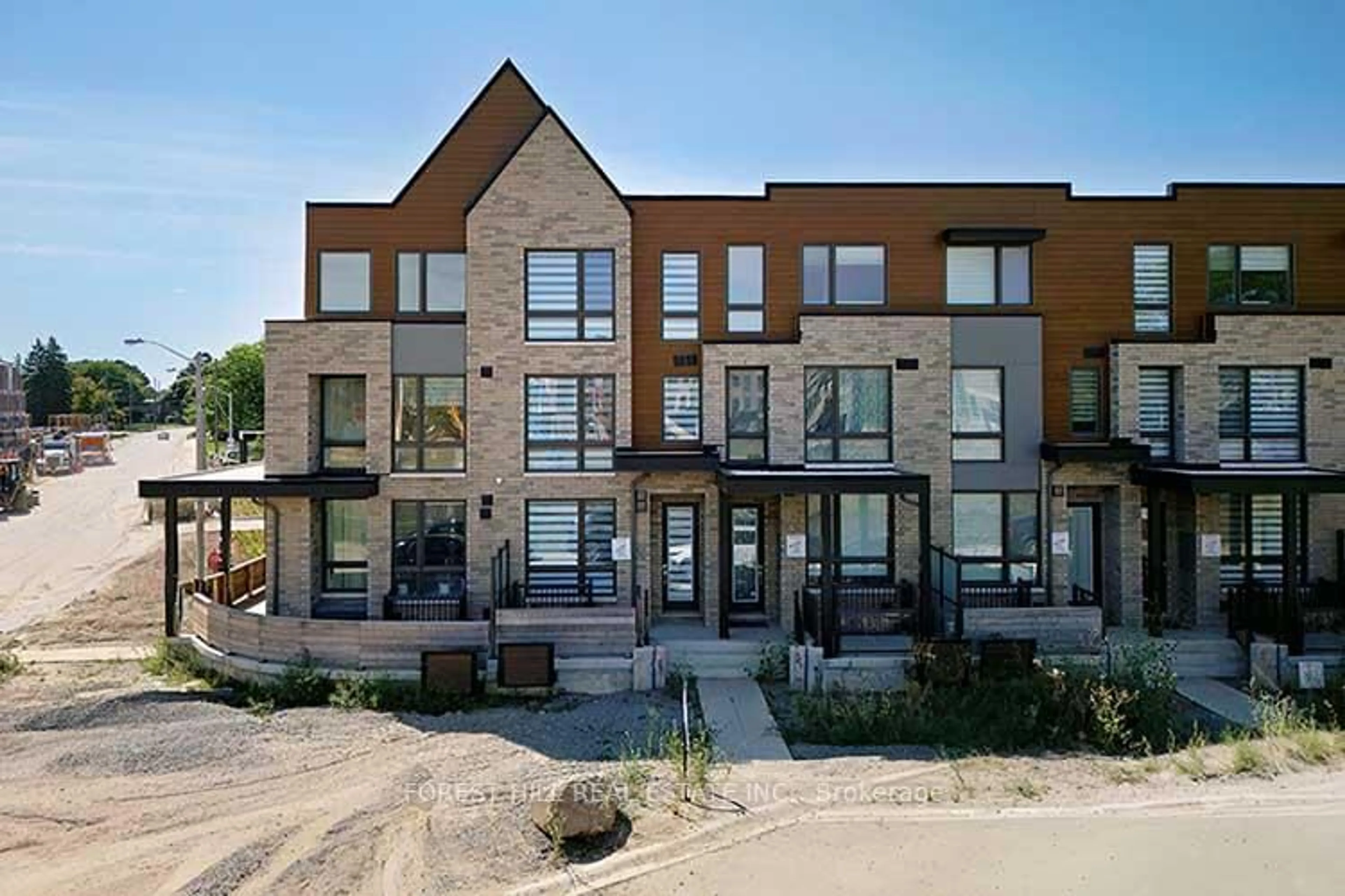 Home with brick exterior material, street for 4 Deep Roots Terr, Toronto Ontario M6A 2M2