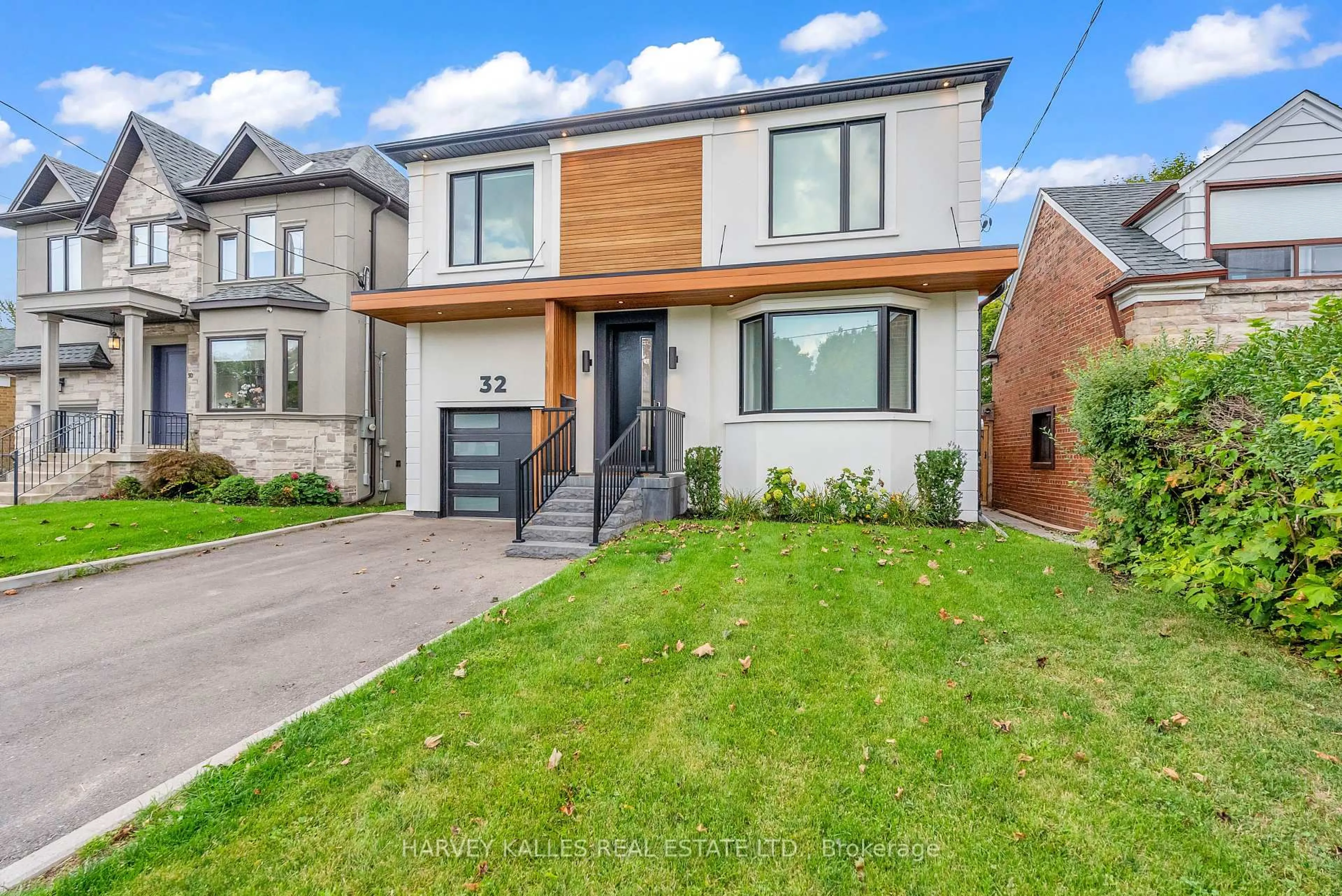 Home with brick exterior material, street for 32 Almont Rd, Toronto Ontario M3H 3E3