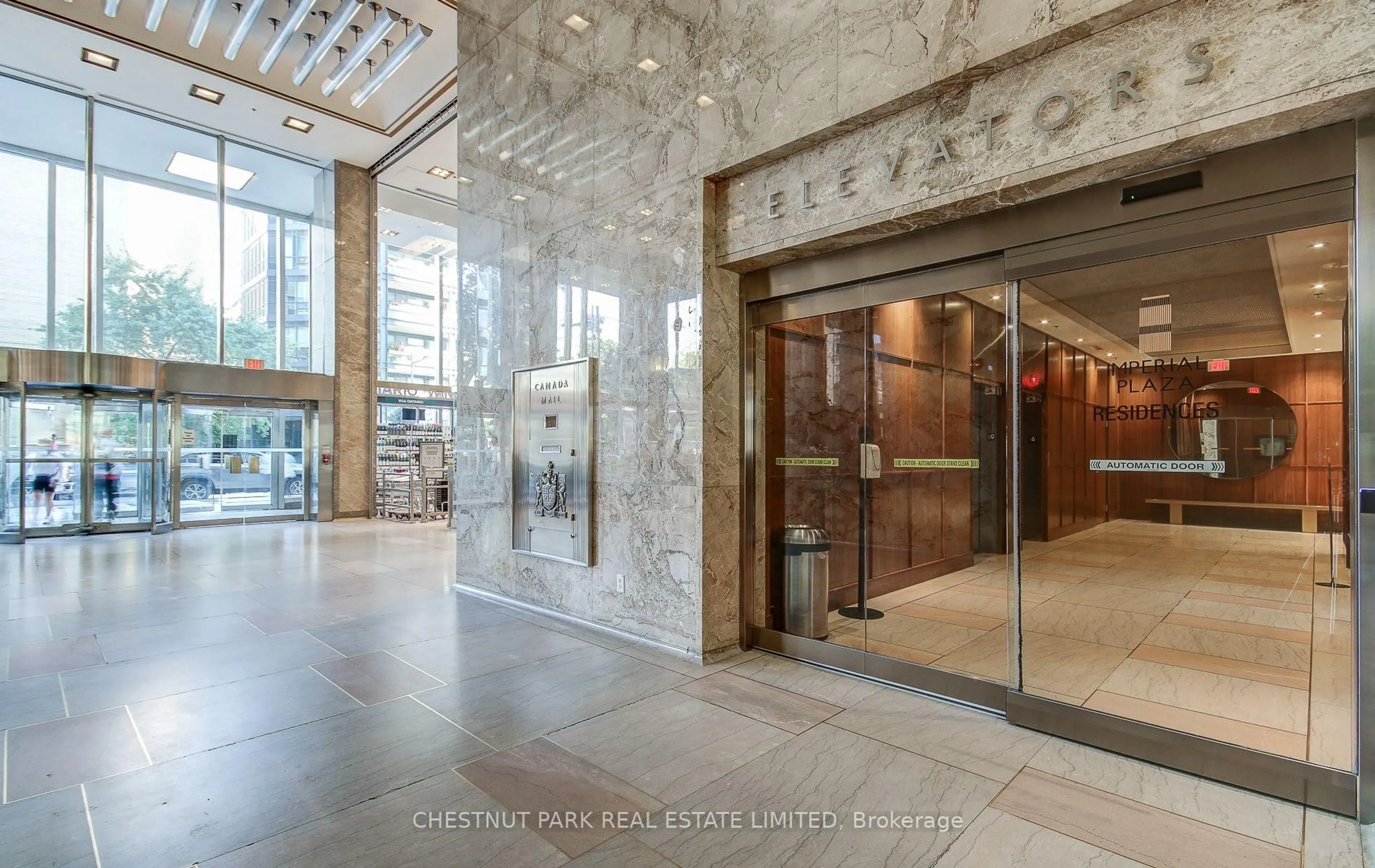 Indoor foyer for 111 St Clair Ave #1820, Toronto Ontario M4V 1N5