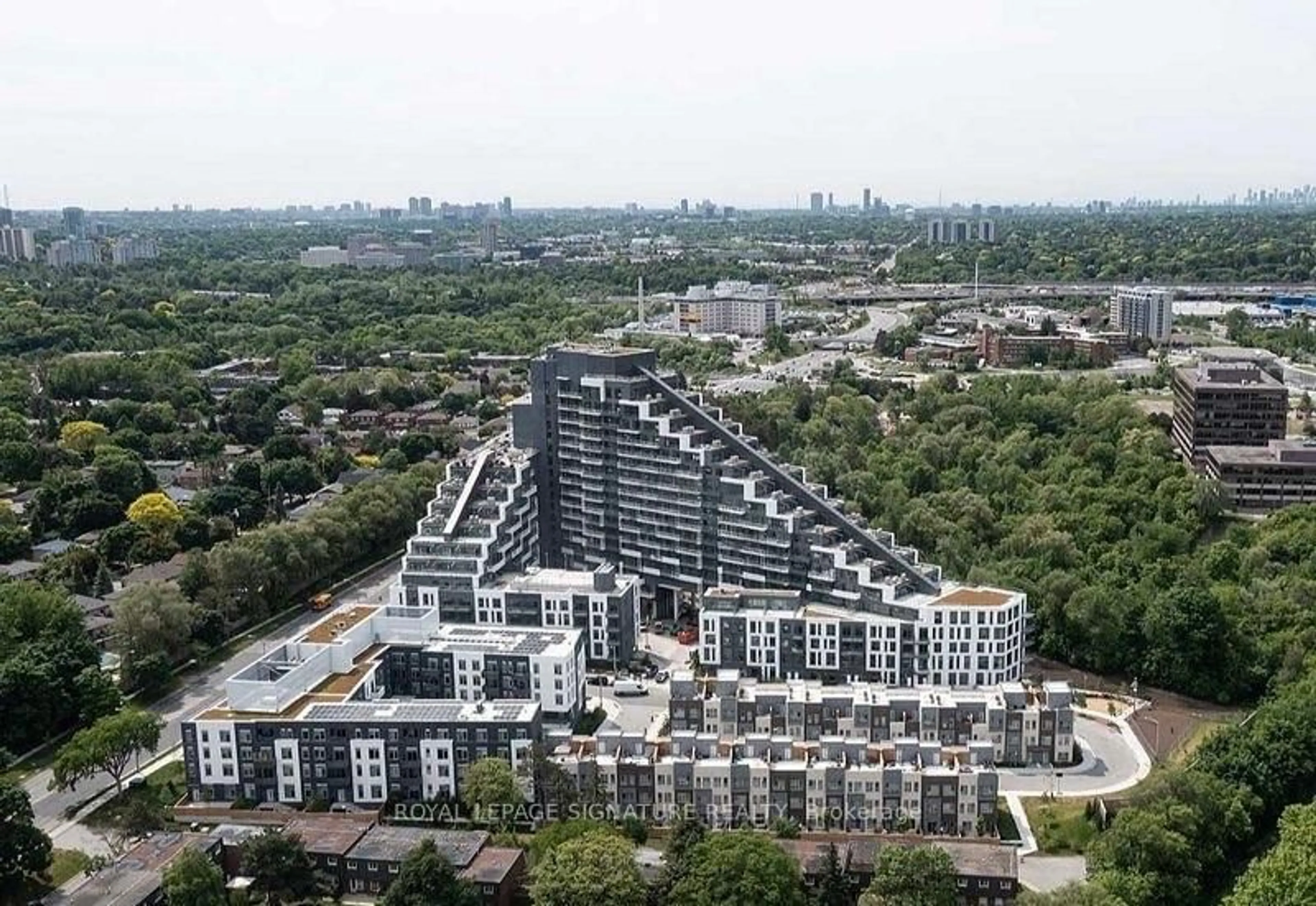 A pic from outside/outdoor area/front of a property/back of a property/a pic from drone, city buildings view from balcony for 25 Adra Grado Way #853, Toronto Ontario M2J 0H6