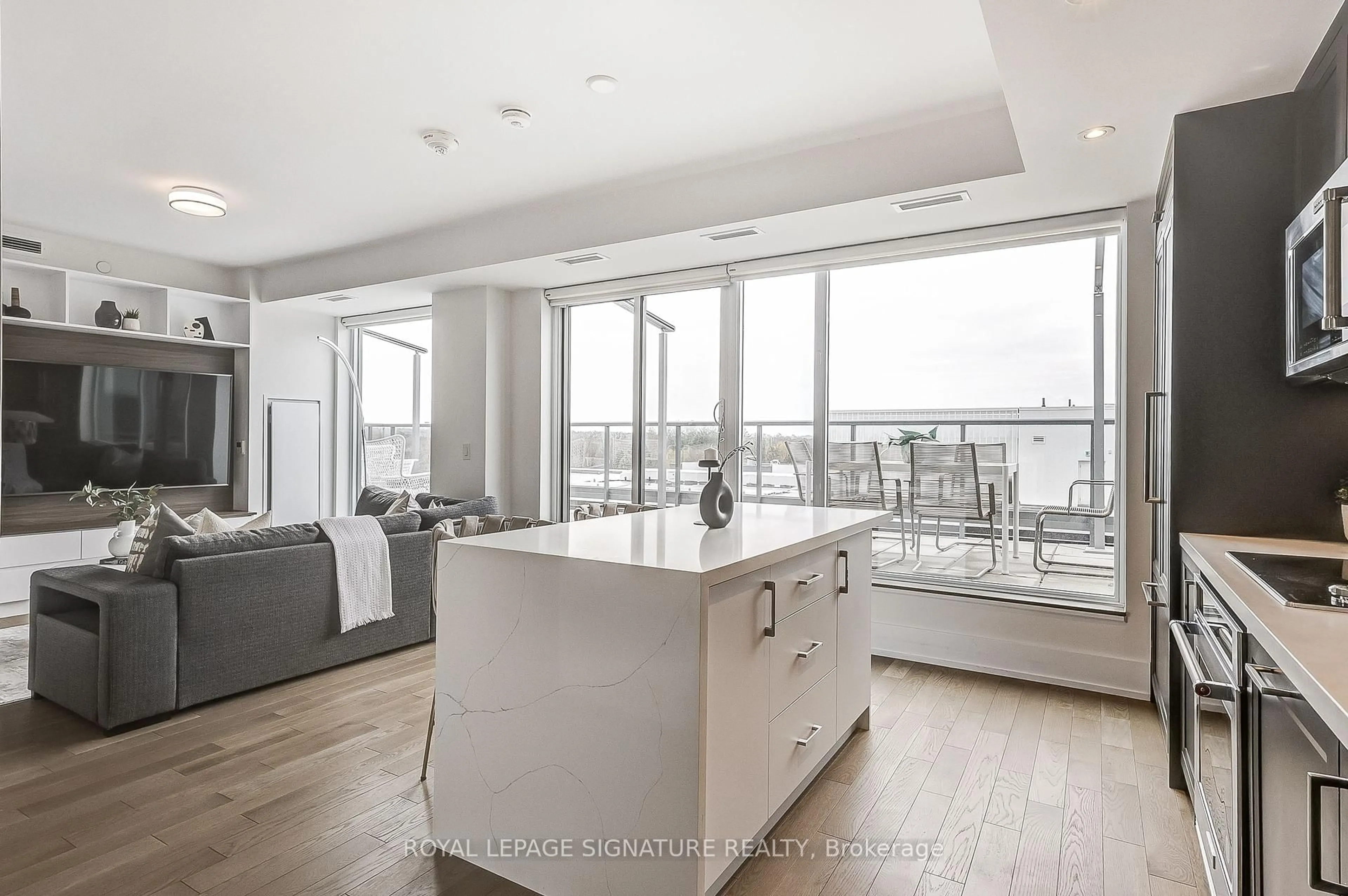 Open concept kitchen, unknown for 25 Adra Grado Way #853, Toronto Ontario M2J 0H6