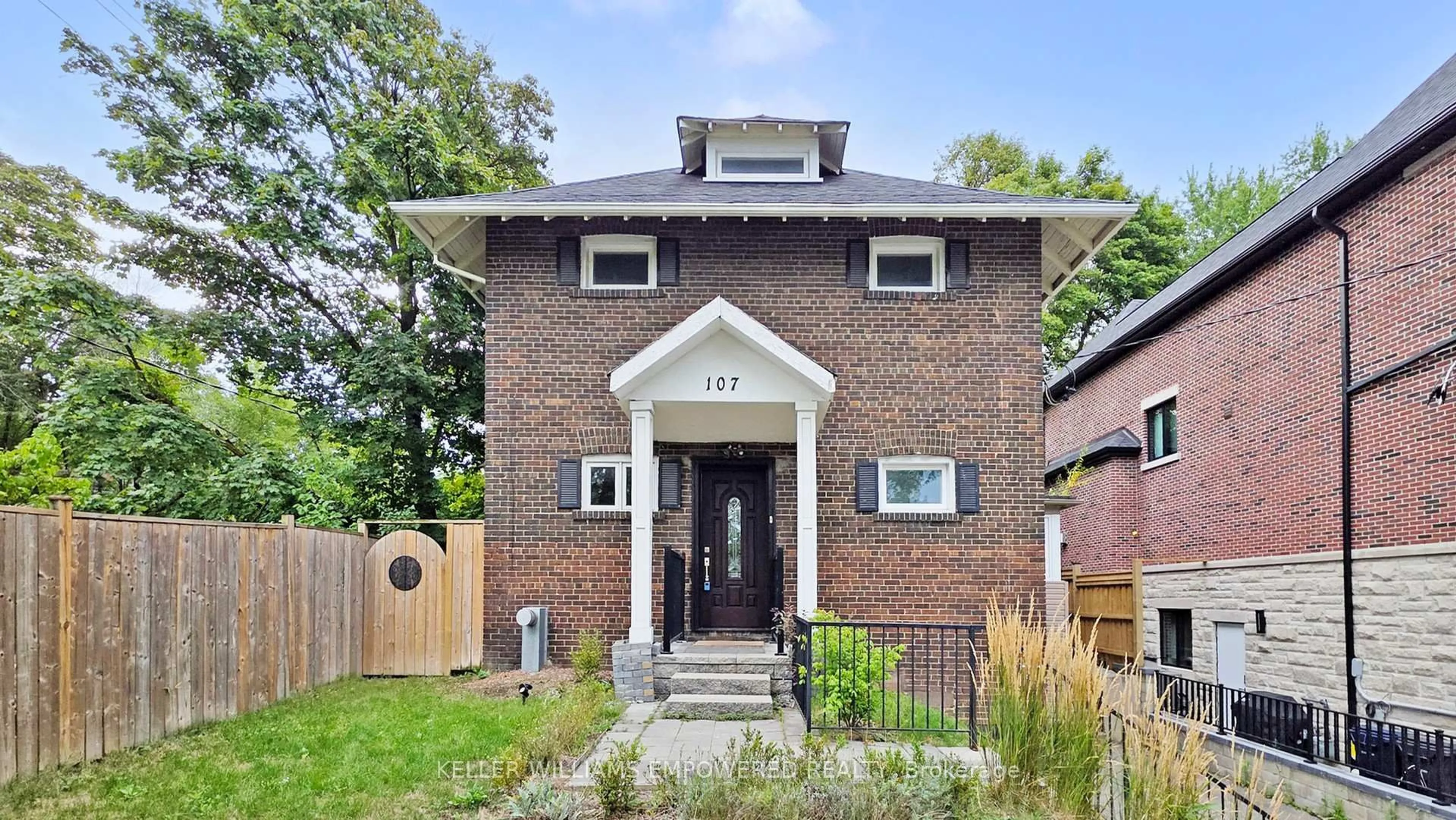 Home with brick exterior material, street for 107 Lawrence Cres, Toronto Ontario M4N 1N5