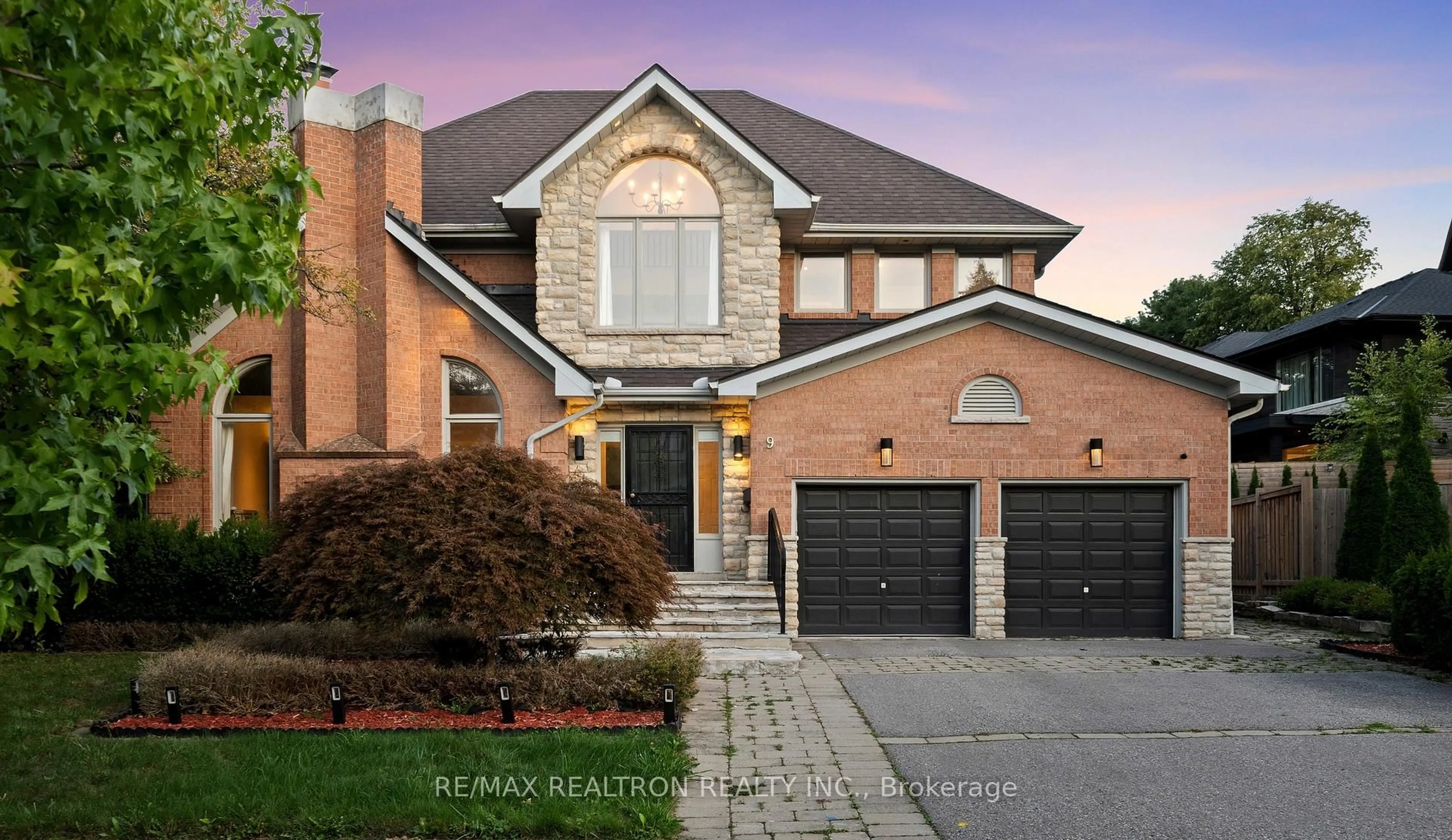 Home with brick exterior material, street for 9 Montressor Dr, Toronto Ontario M2P 1Y9