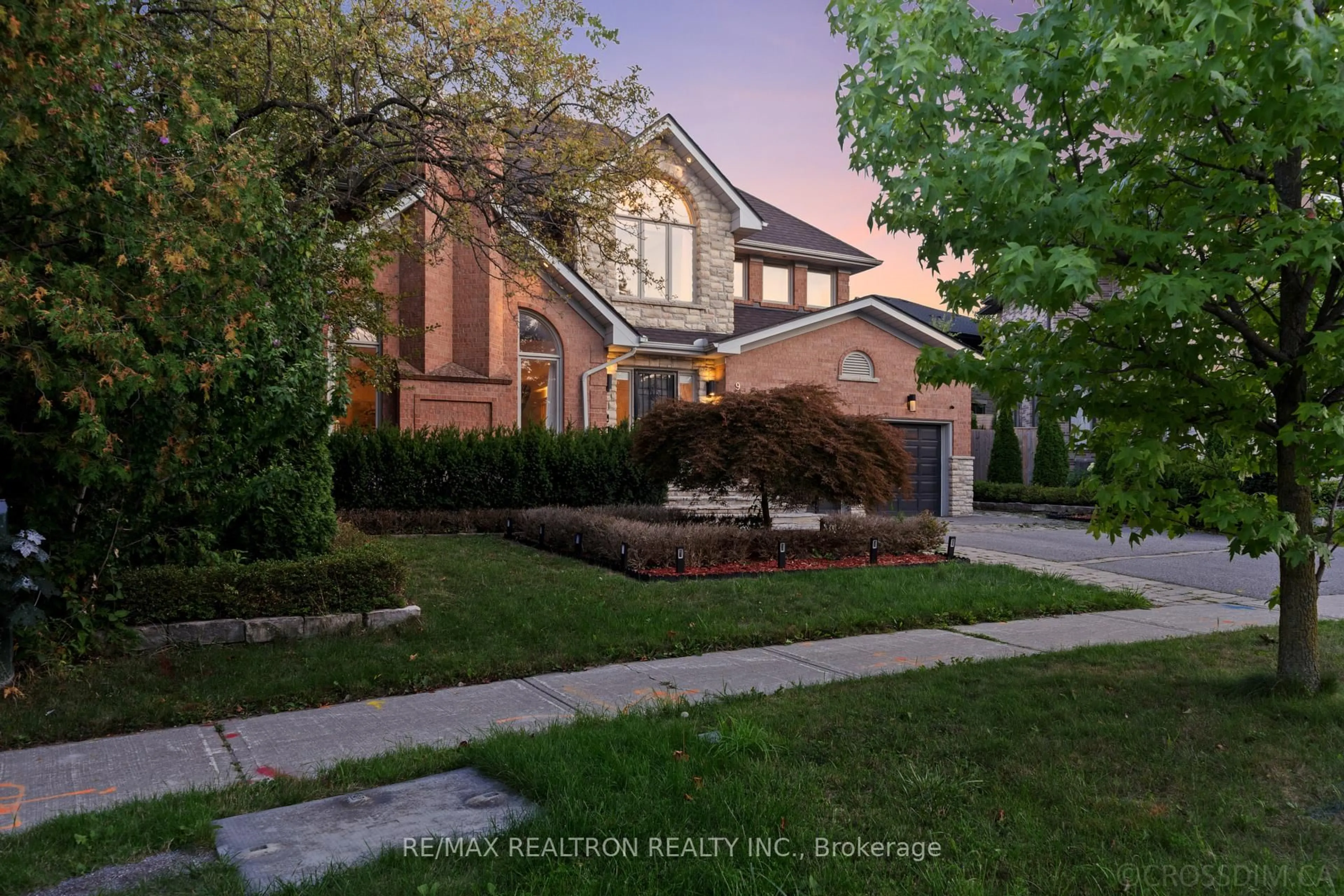 Home with brick exterior material, street for 9 Montressor Dr, Toronto Ontario M2P 1Y9