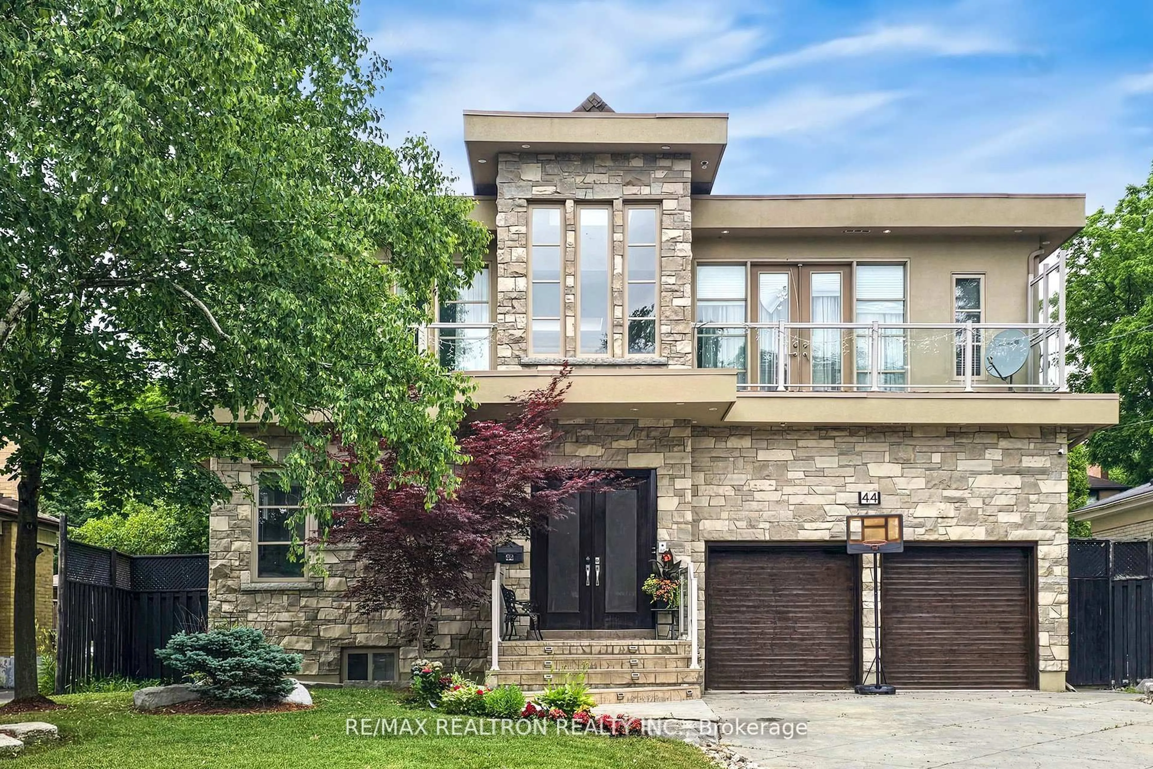 Home with brick exterior material, street for 44 Tefley Rd, Toronto Ontario M2M 1C7