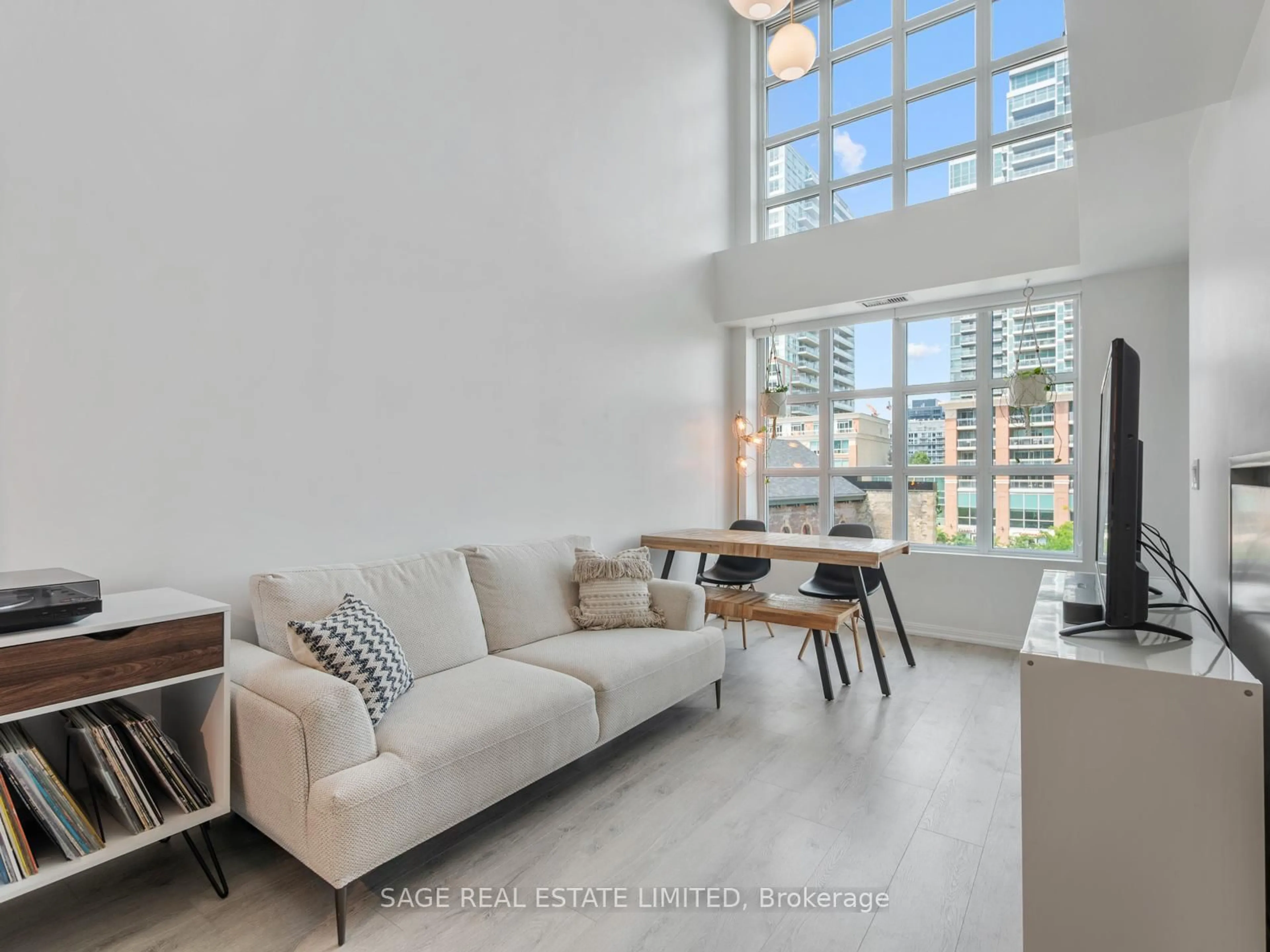 Living room with furniture, unknown for 65 East Liberty St #515, Toronto Ontario M6K 3R2