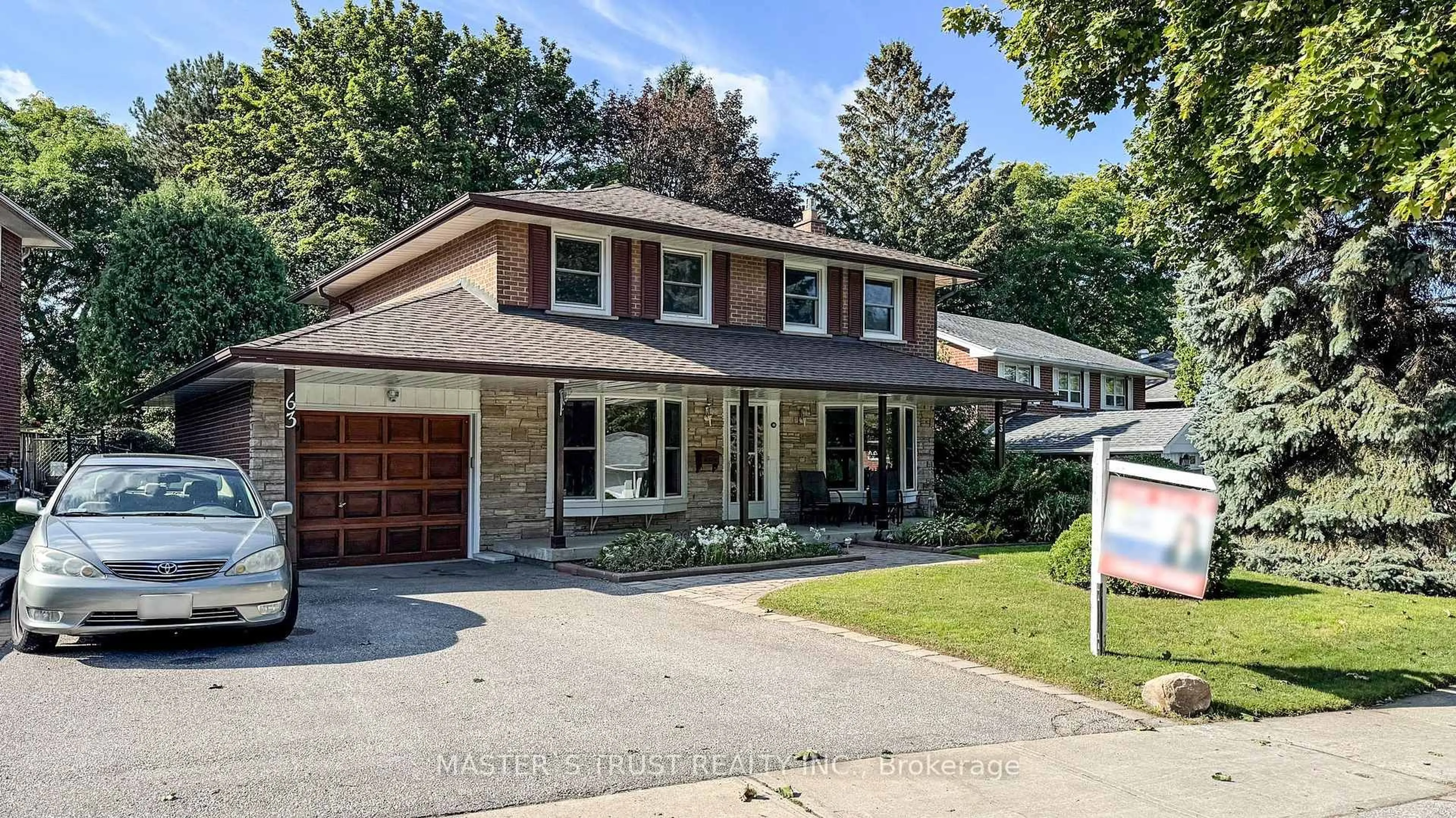 Home with brick exterior material, street for 63 McNicoll Ave, Toronto Ontario M2H 2B1