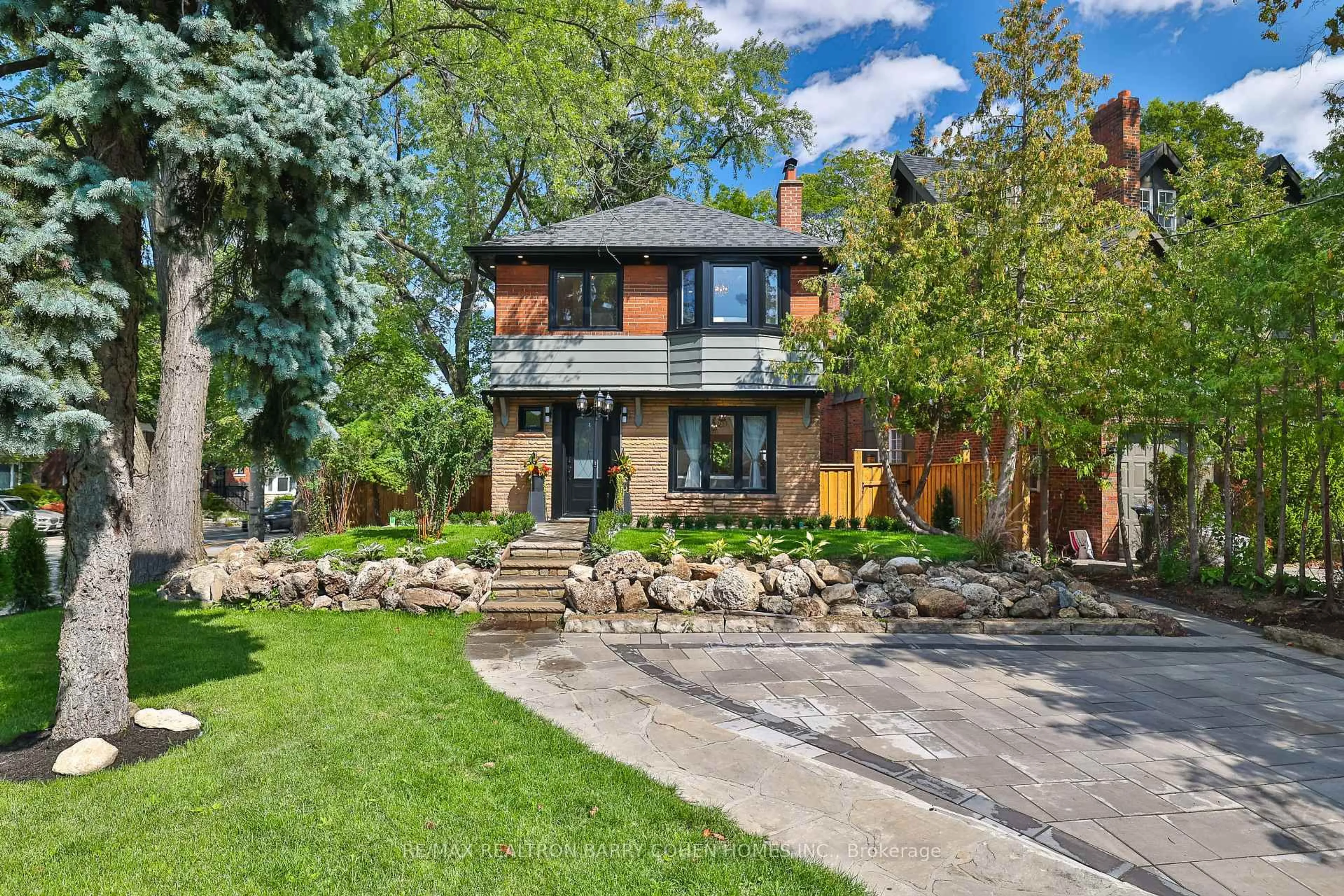 Home with brick exterior material, street for 1 Wanless Cres, Toronto Ontario M4N 3B6