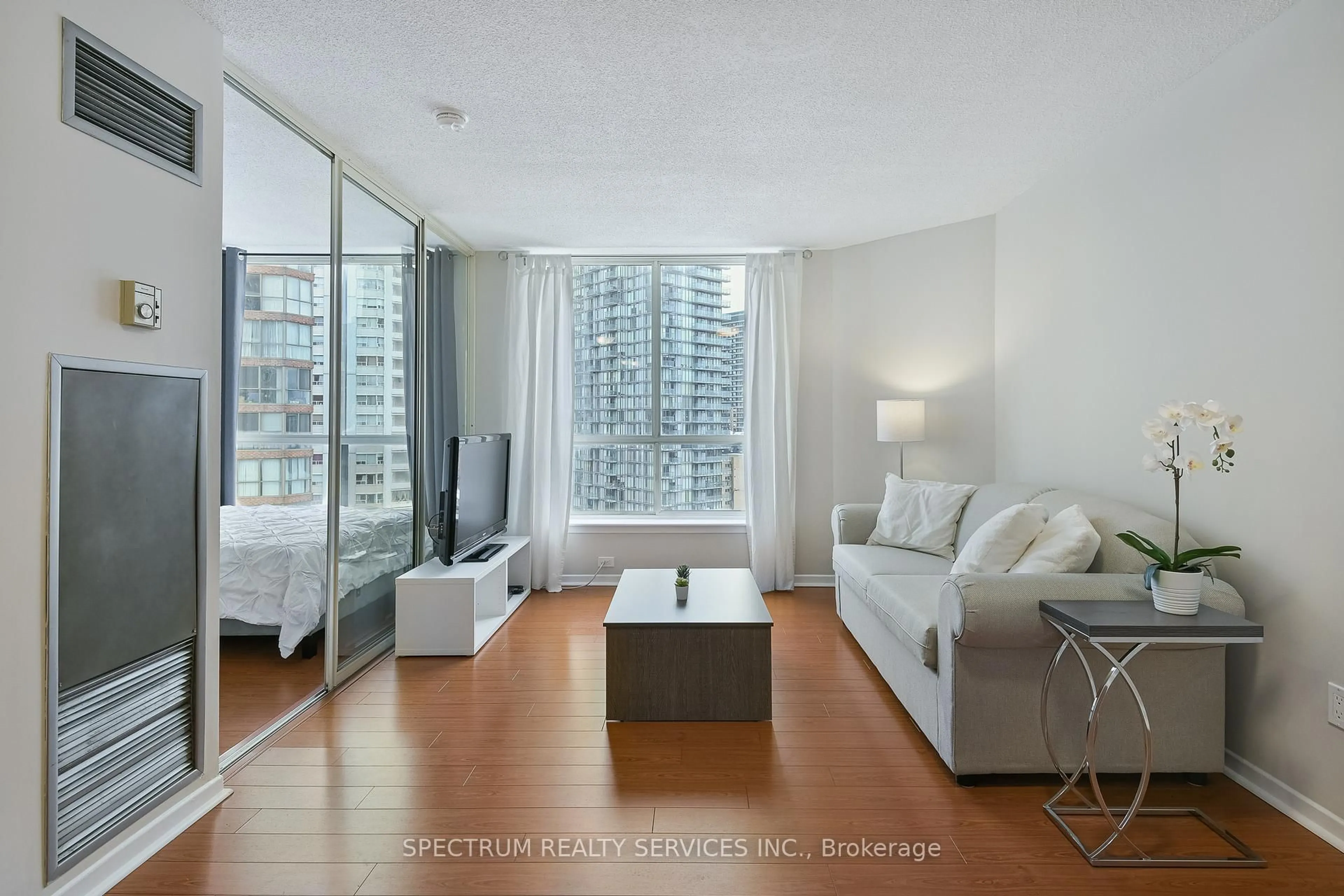 Living room with furniture, unknown for 44 St Joseph St #1605, Toronto Ontario M4Y 2W4