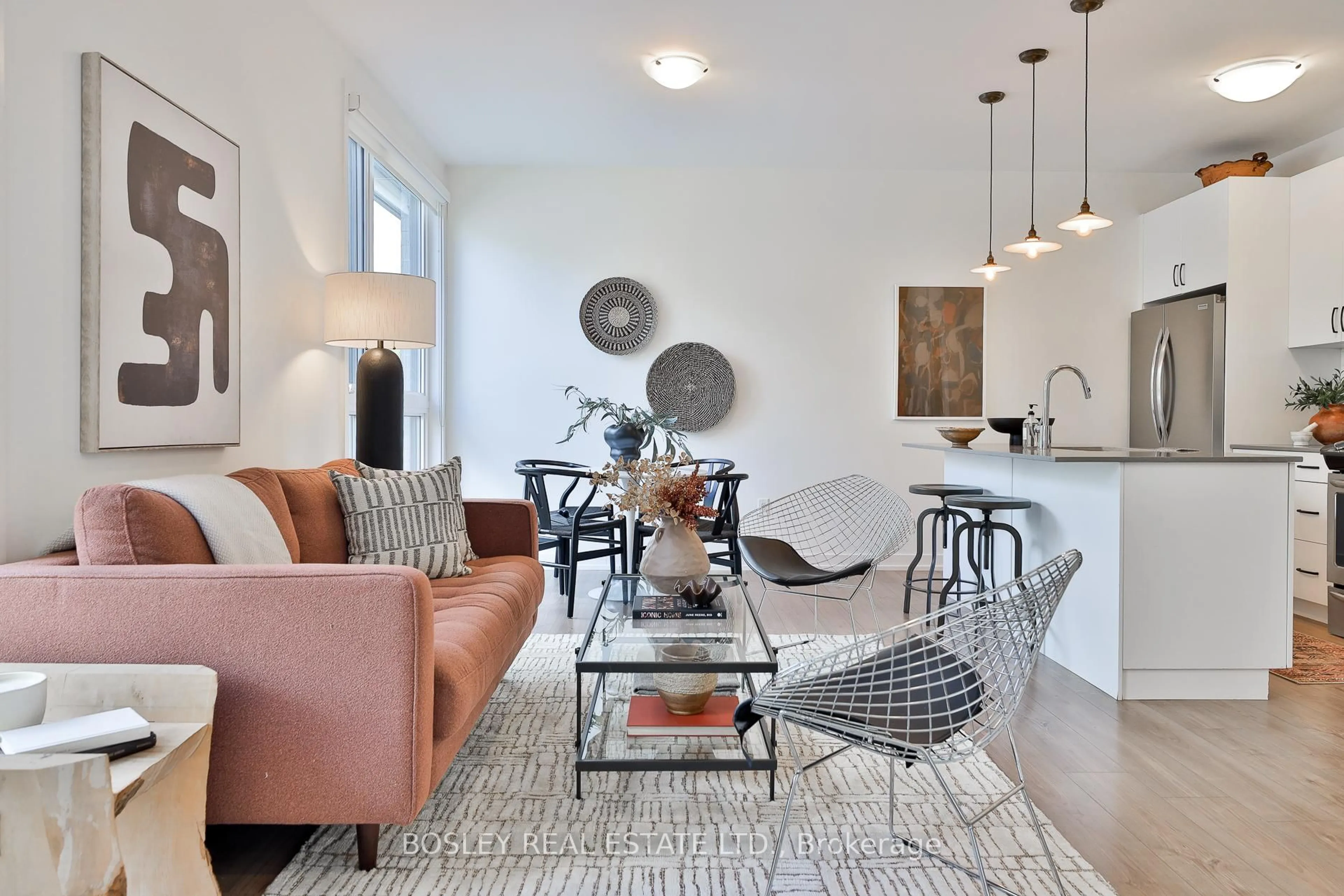 Living room with furniture, unknown for 39 Florence St #TH8, Toronto Ontario M6K 1P4