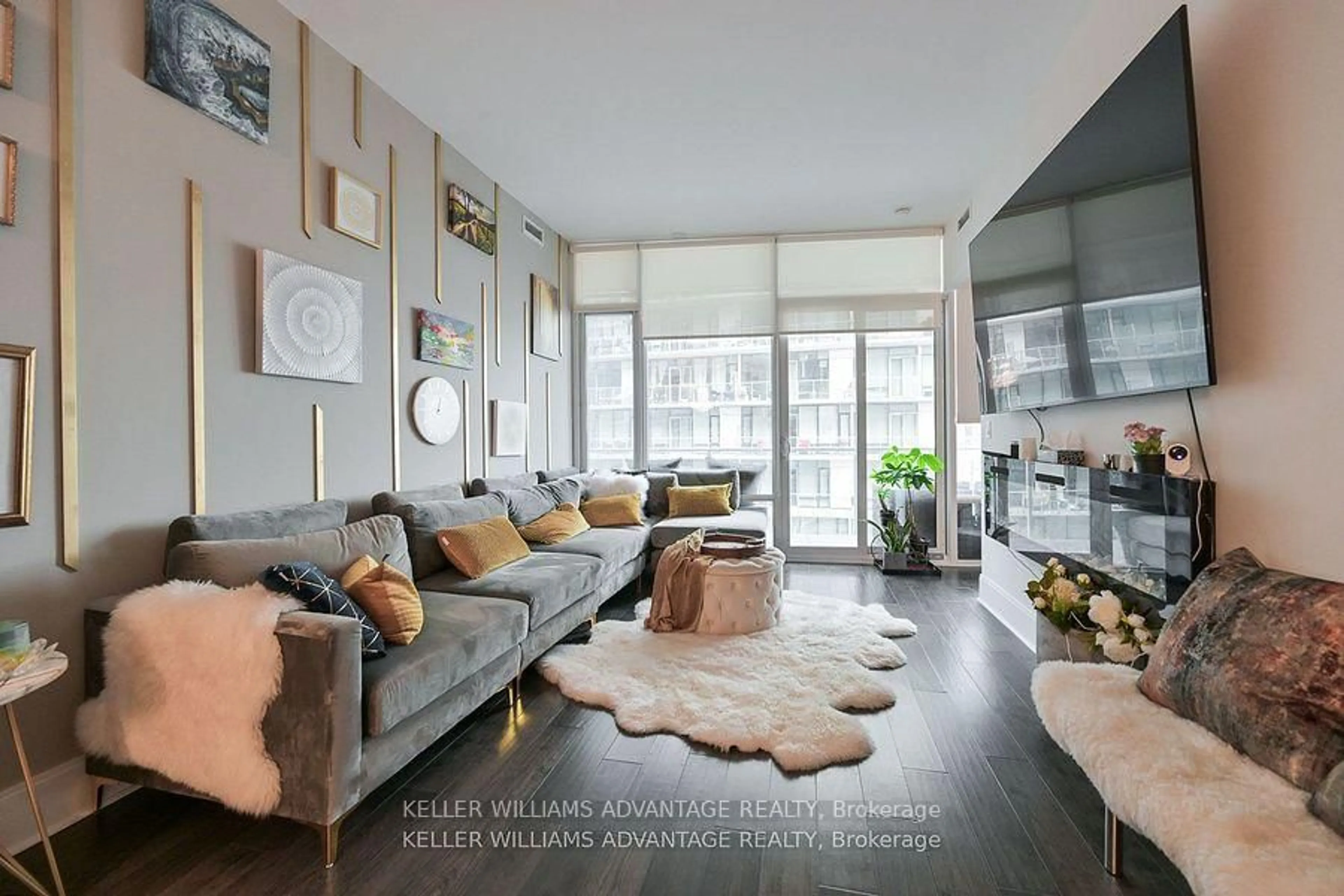 Living room with furniture, unknown for 29 Queens Quay #616, Toronto Ontario M5E 0A4