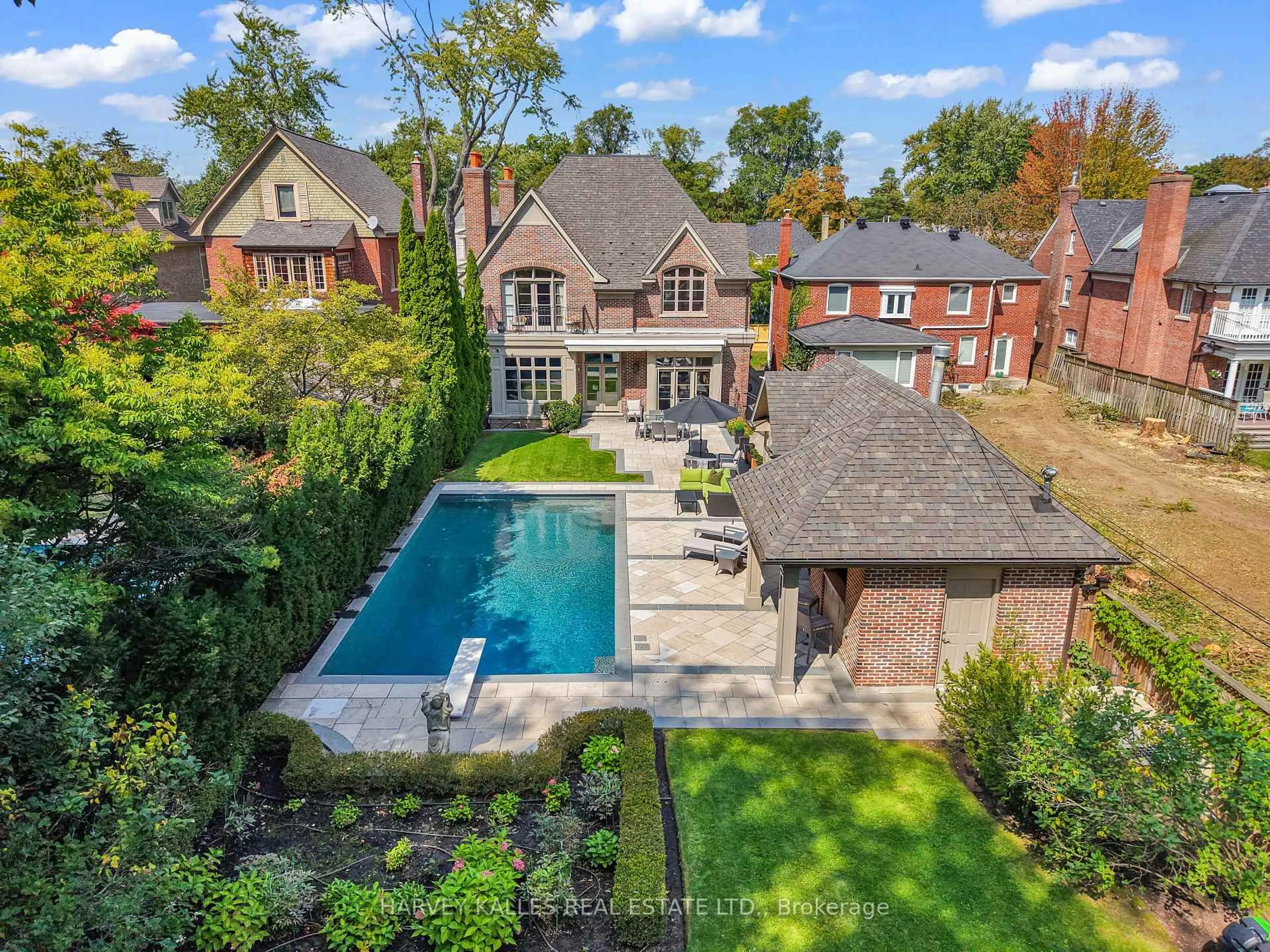 A pic from outside/outdoor area/front of a property/back of a property/a pic from drone, unknown for 381 Glencairn Ave, Toronto Ontario M5N 1V2
