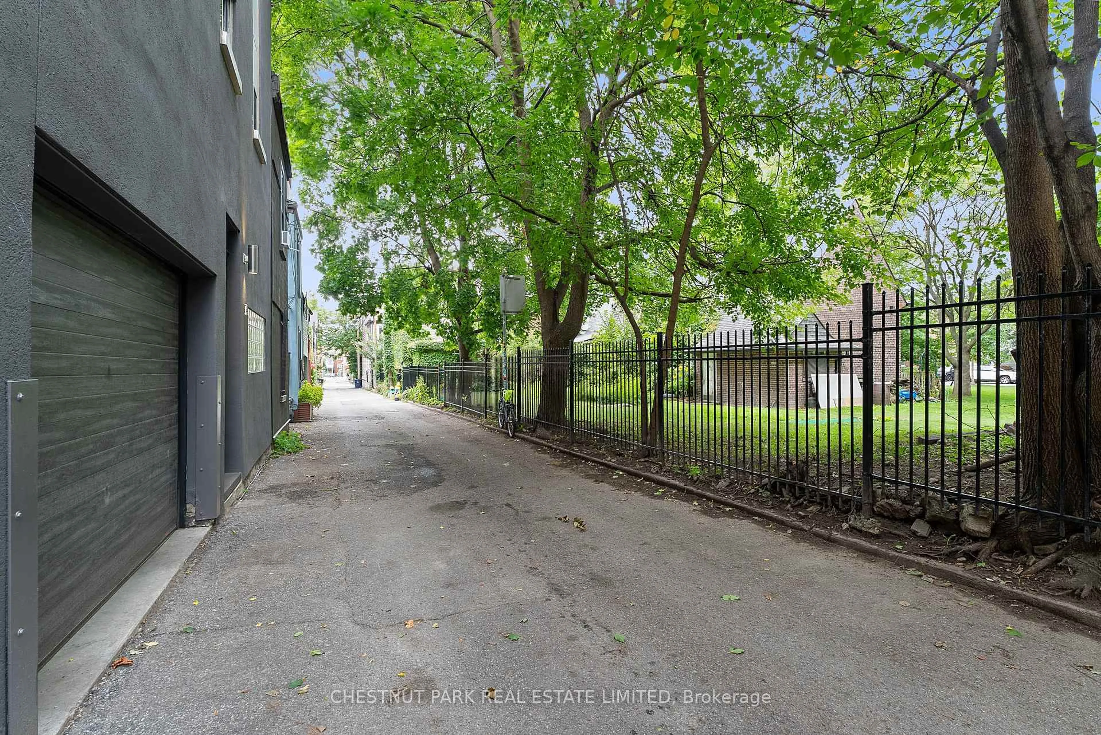 A pic from outside/outdoor area/front of a property/back of a property/a pic from drone, street for 62 Claremont St #8, Toronto Ontario M6J 2M5