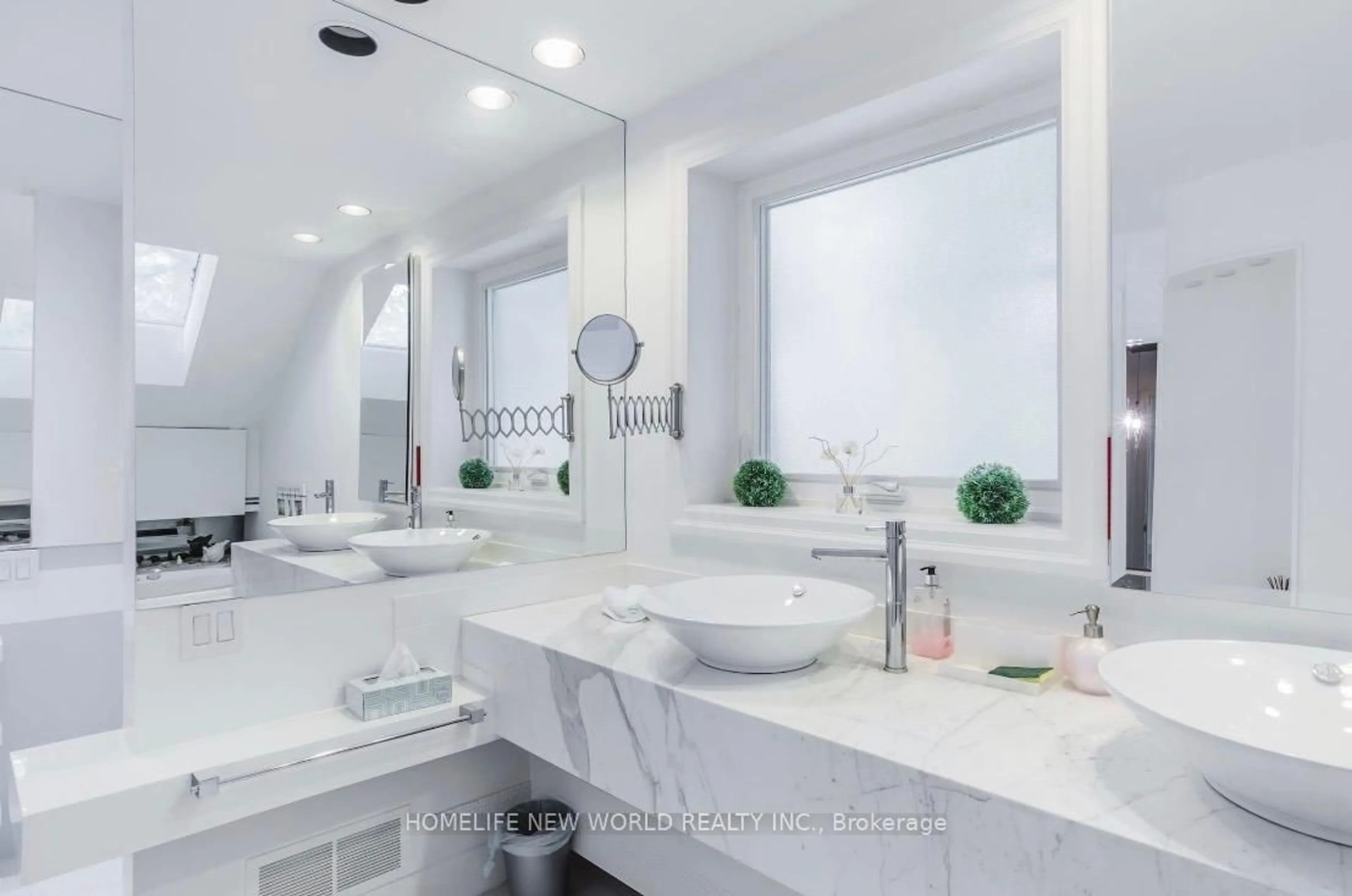 Contemporary bathroom, ceramic/tile floor for 12 Florence Ave, Toronto Ontario M2N 1E9