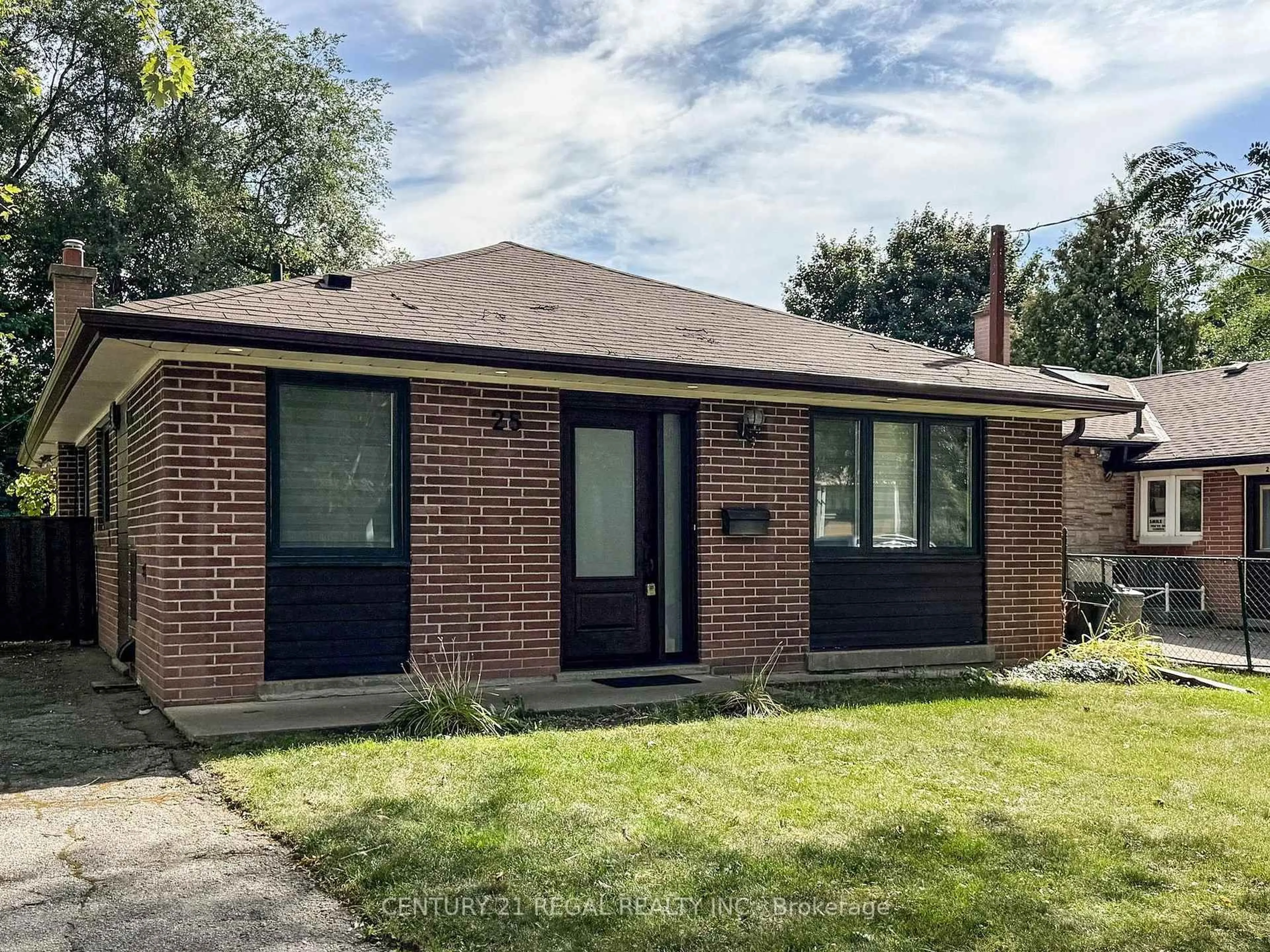 Home with brick exterior material, street for 25 Evermede Dr, Toronto Ontario M3A 2S2
