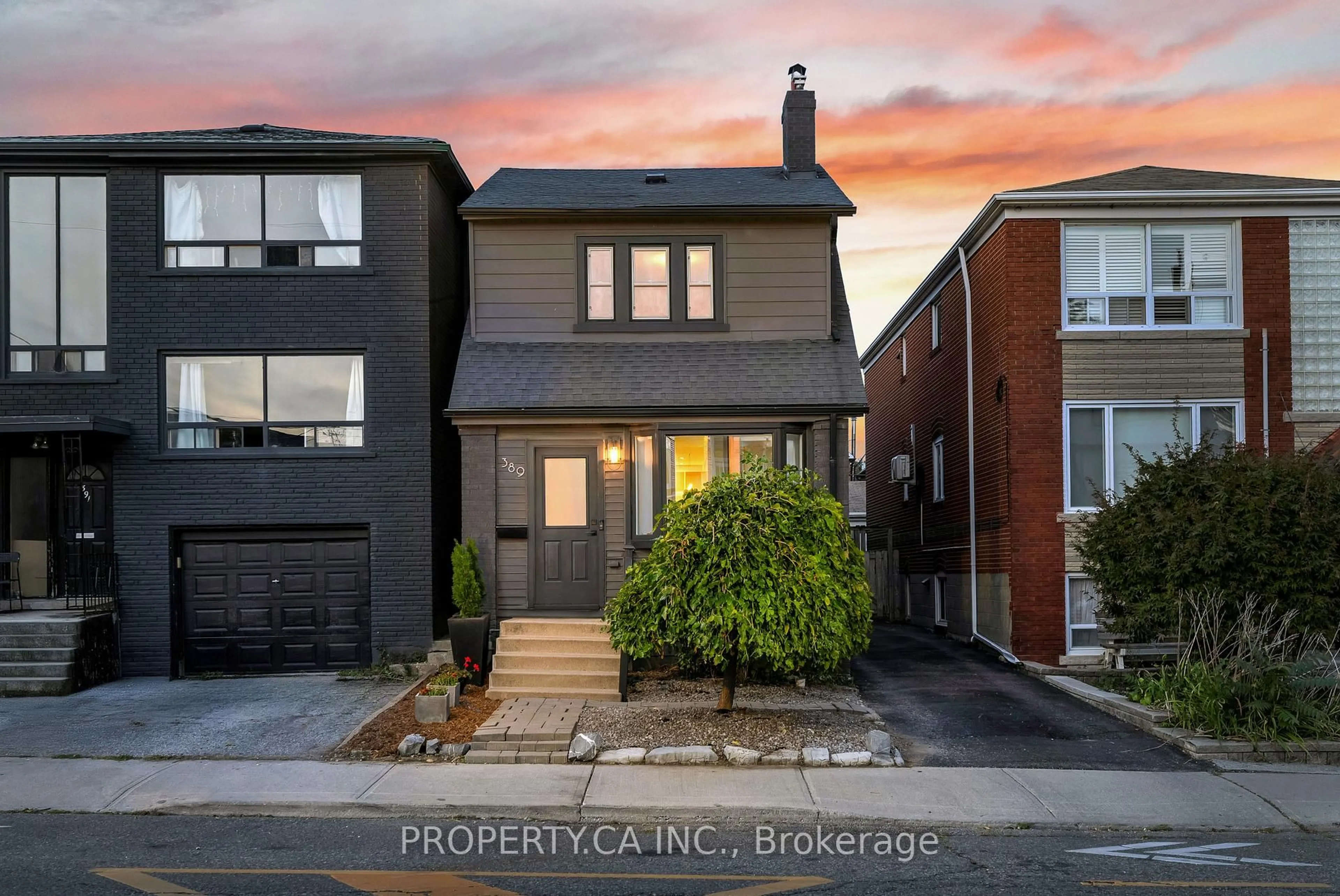 Home with brick exterior material, street for 389 Winona Dr, Toronto Ontario M6C 3T4