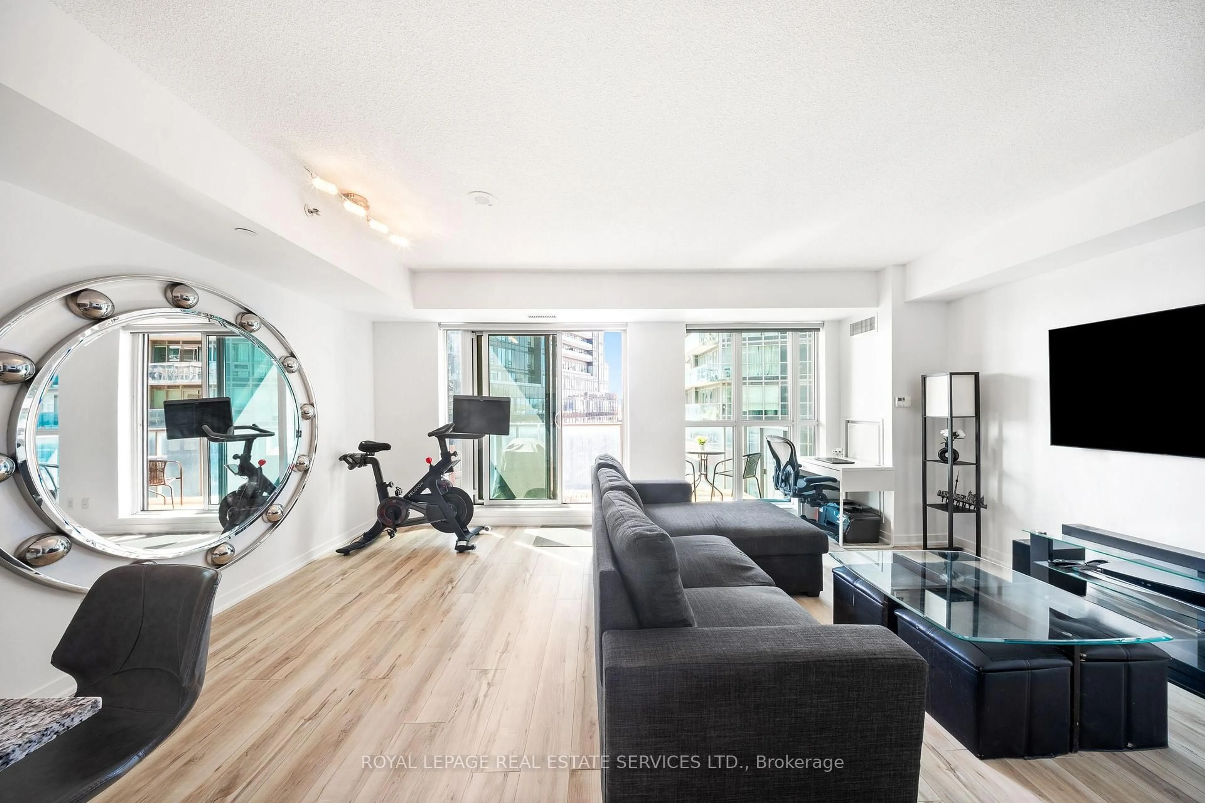 Living room with furniture, unknown for 69 Lynn Williams St #708, Toronto Ontario M6K 3R7