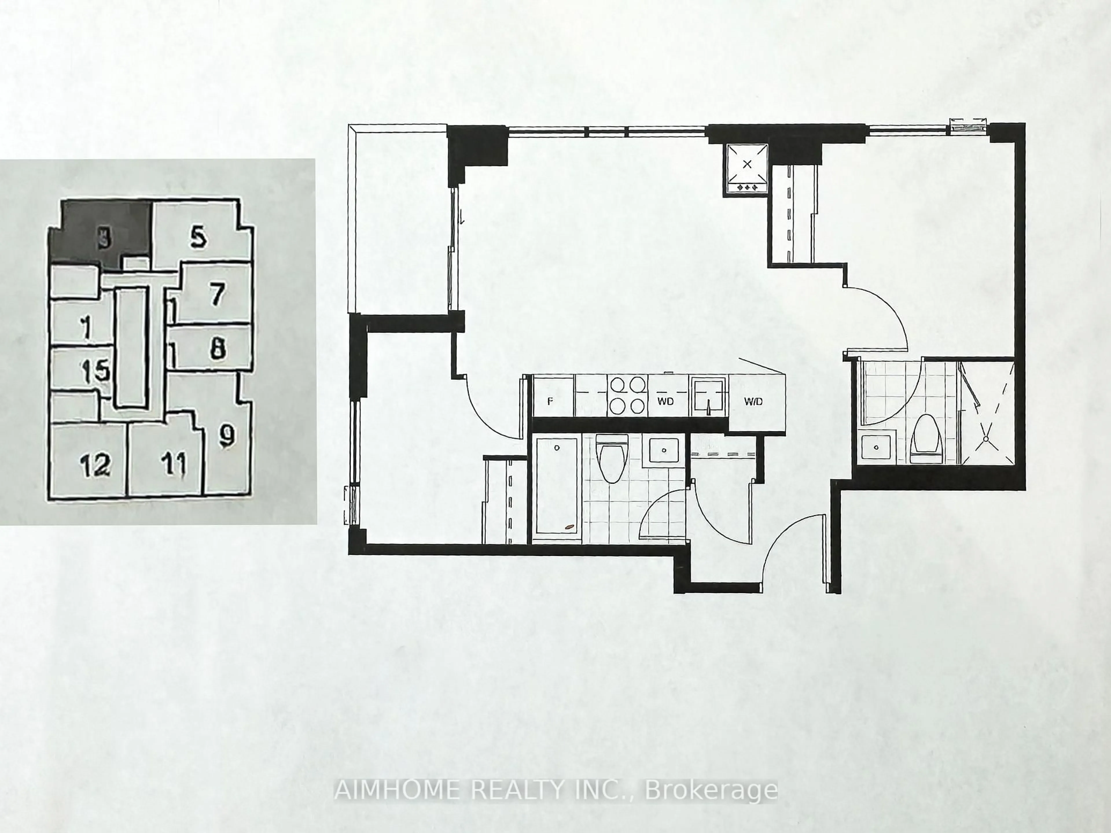 Floor plan for 8 Widmer St #3503, Toronto Ontario M5V 0W6