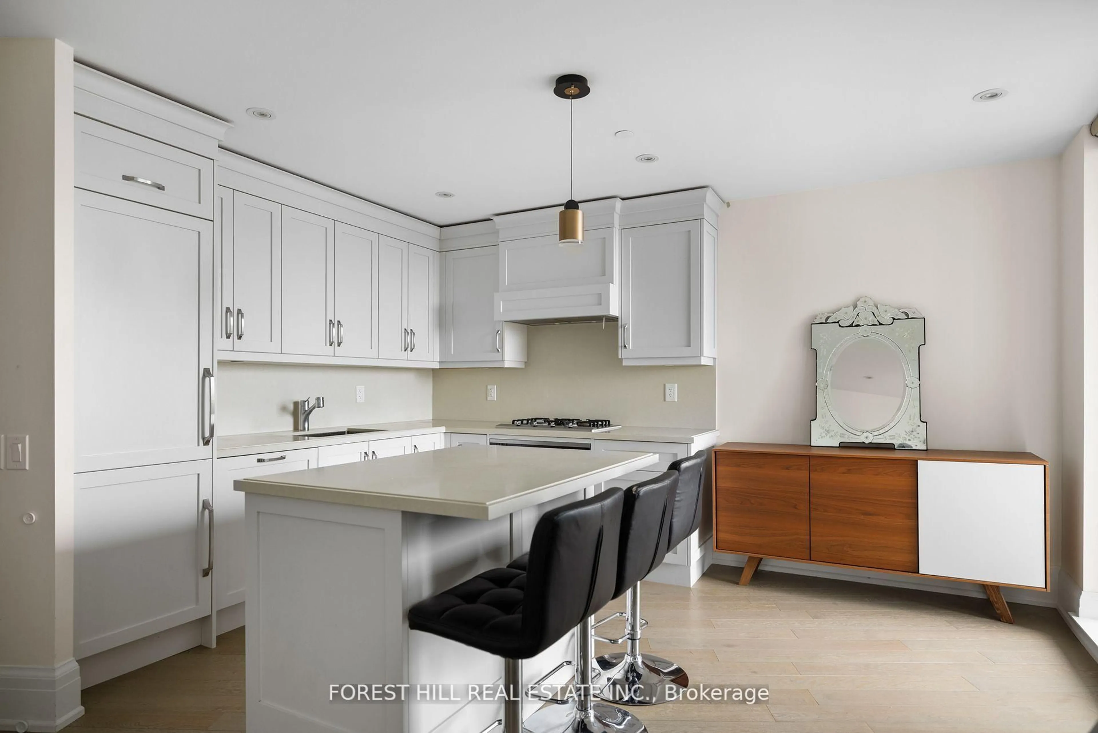 Contemporary kitchen, ceramic/tile floor for 181 Davenport Rd #806, Toronto Ontario M5R 1J1