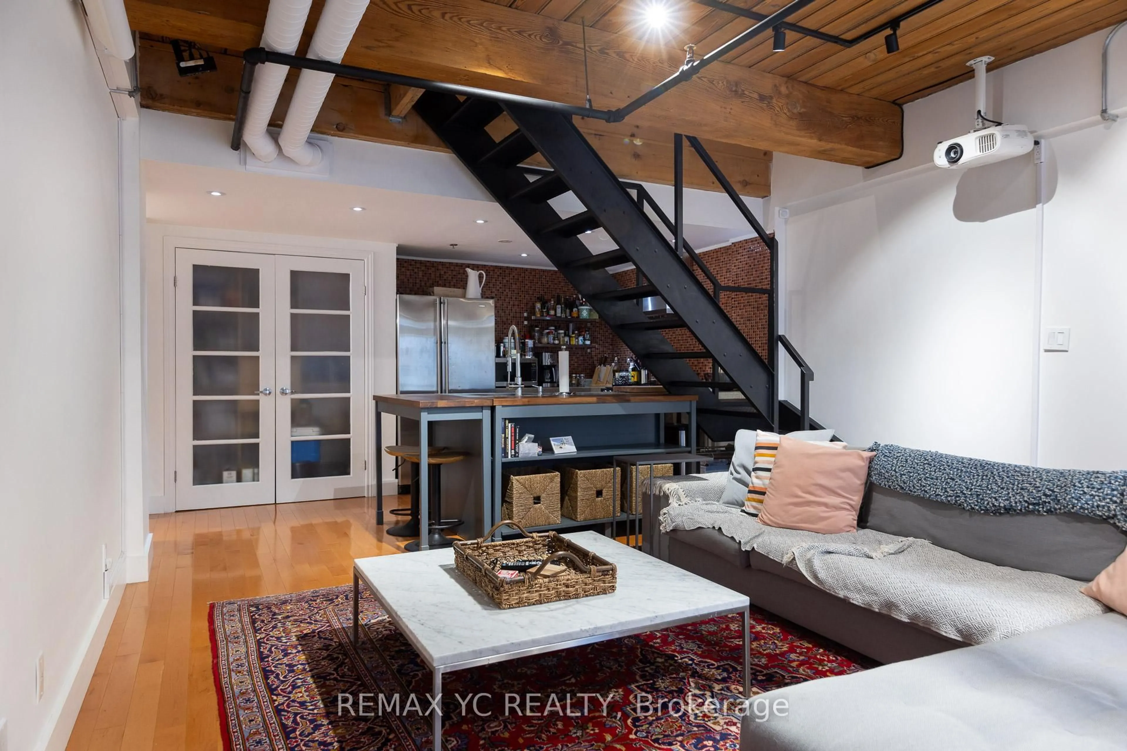 Living room with furniture, unknown for 436 Wellington St #105, Toronto Ontario M5V 1E3