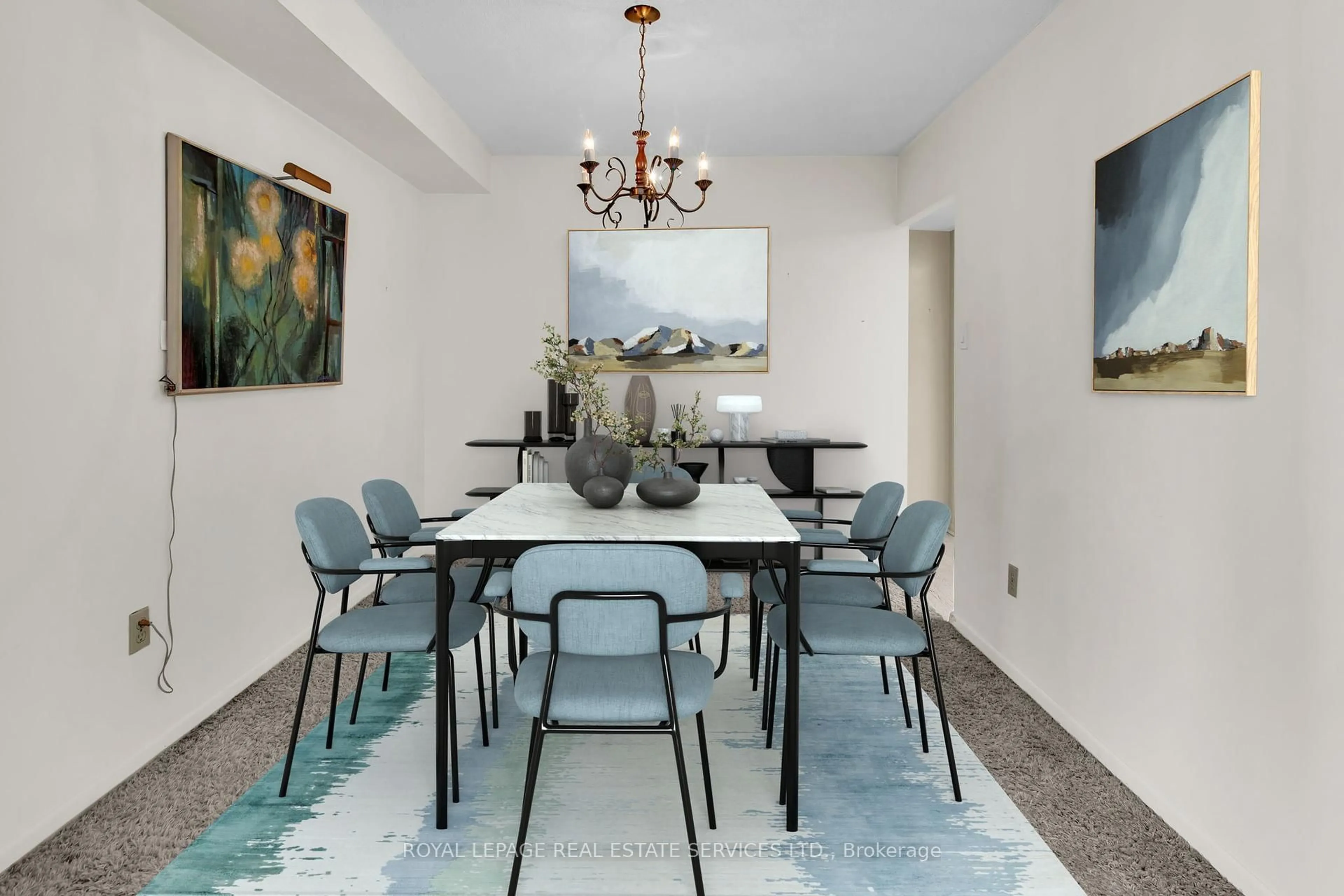 Dining room, ceramic/tile floor for 1900 Sheppard Ave #702, Toronto Ontario M2J 4T4