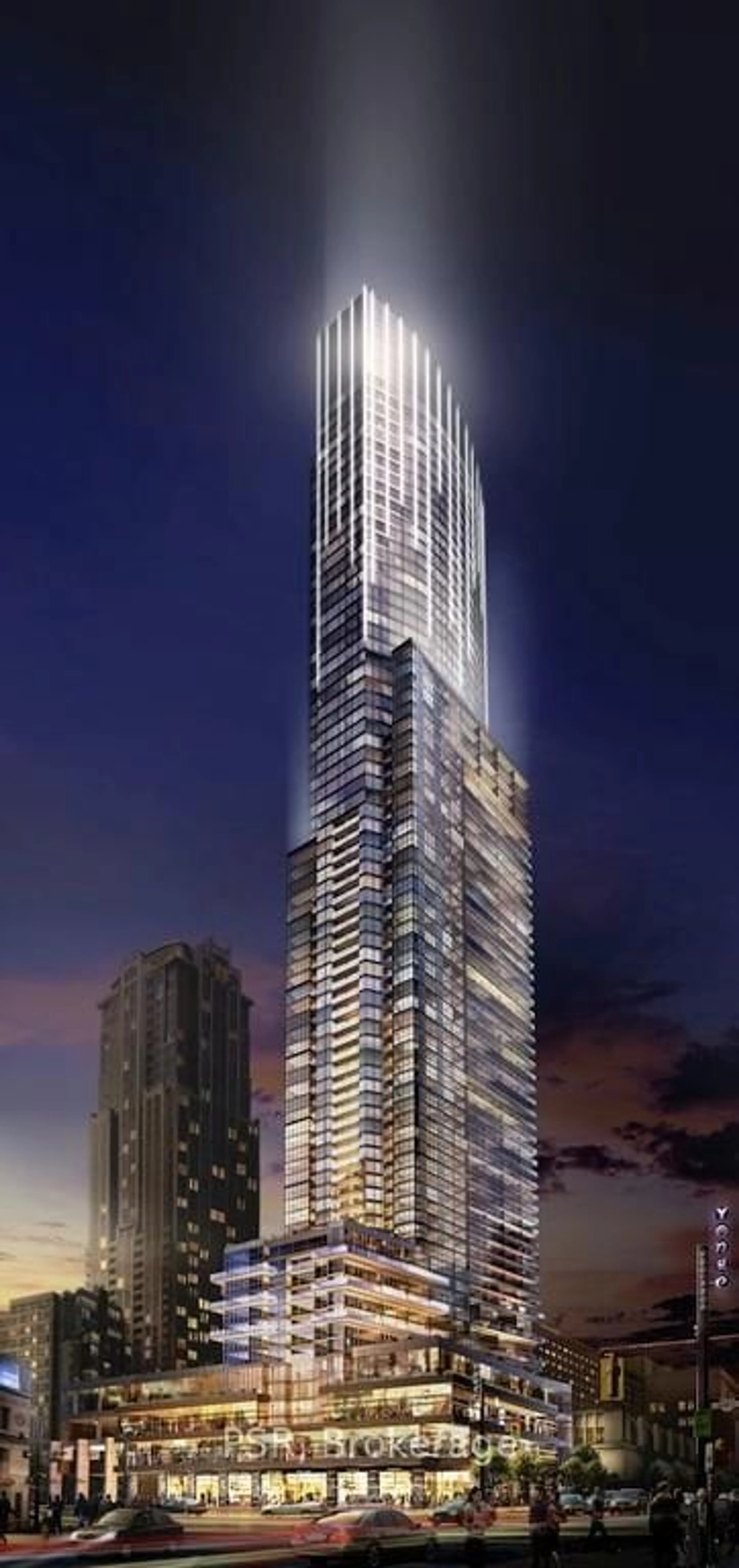 Indoor foyer for 386 Yonge St #4615, Toronto Ontario M5B 0A5