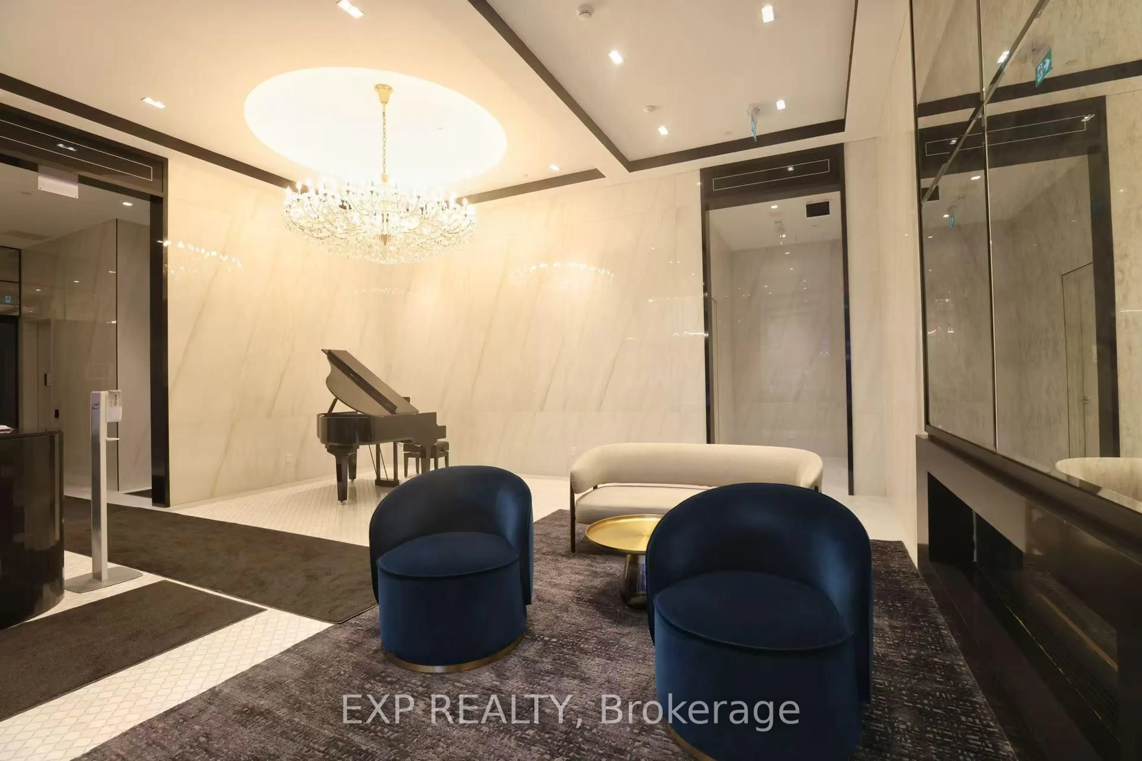 Lobby for 8 Wellesley St #2615, Toronto Ontario M4Y 1E7