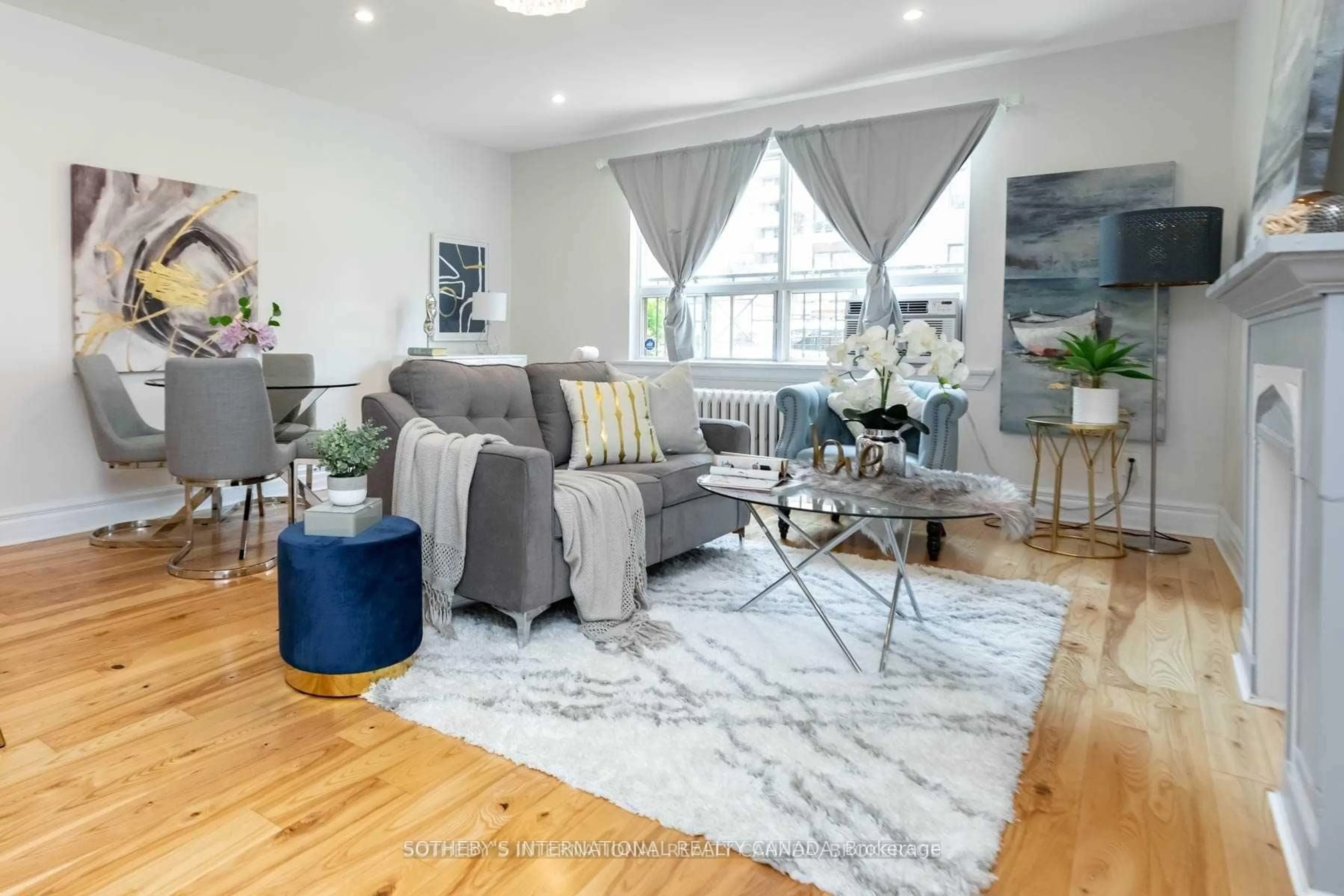 Living room with furniture, unknown for 35 Raglan Ave #108, Toronto Ontario M6C 2K7