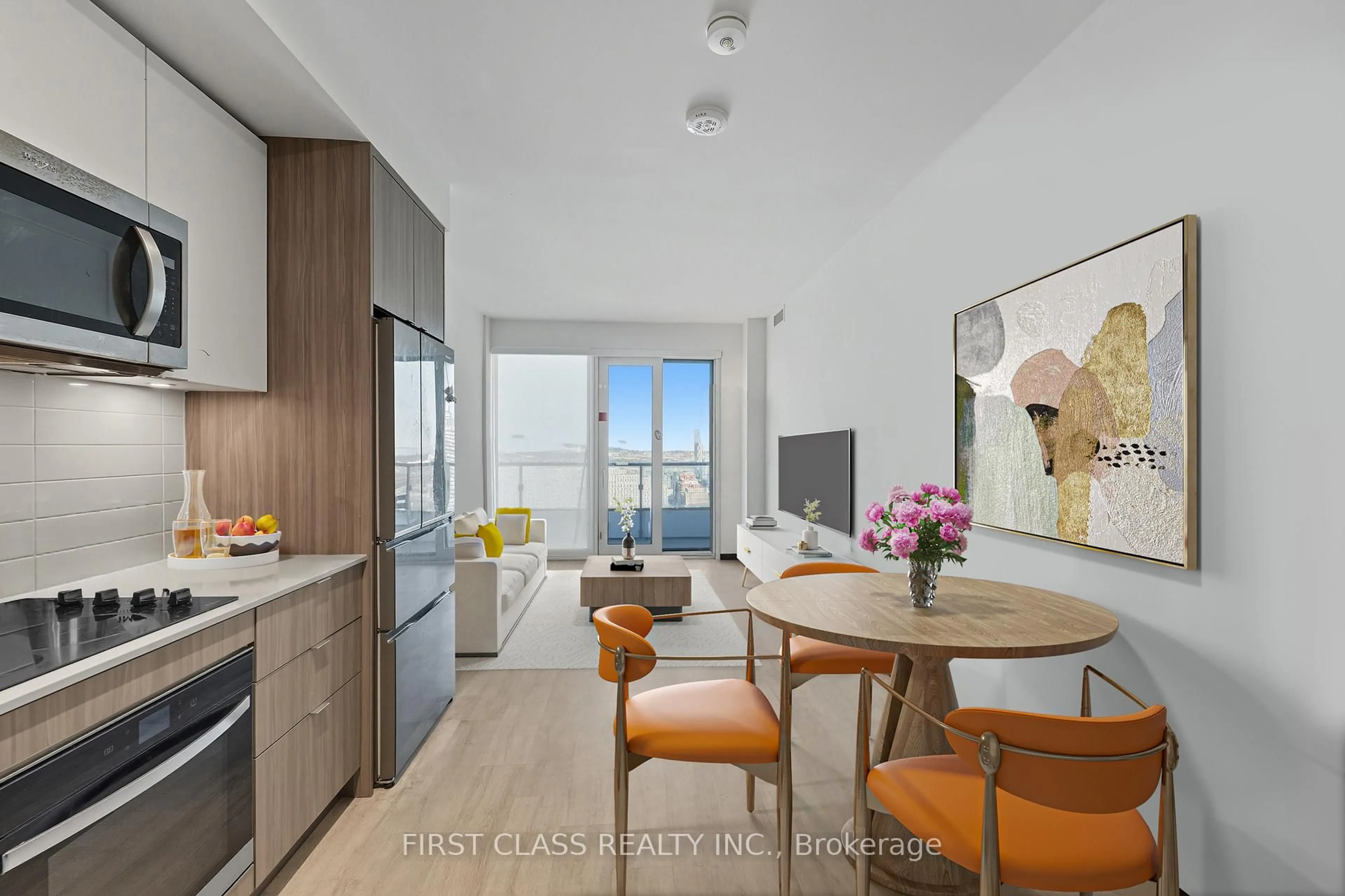 Open concept kitchen, unknown for 70 Princess St #2706 E, Toronto Ontario M5A 0X6