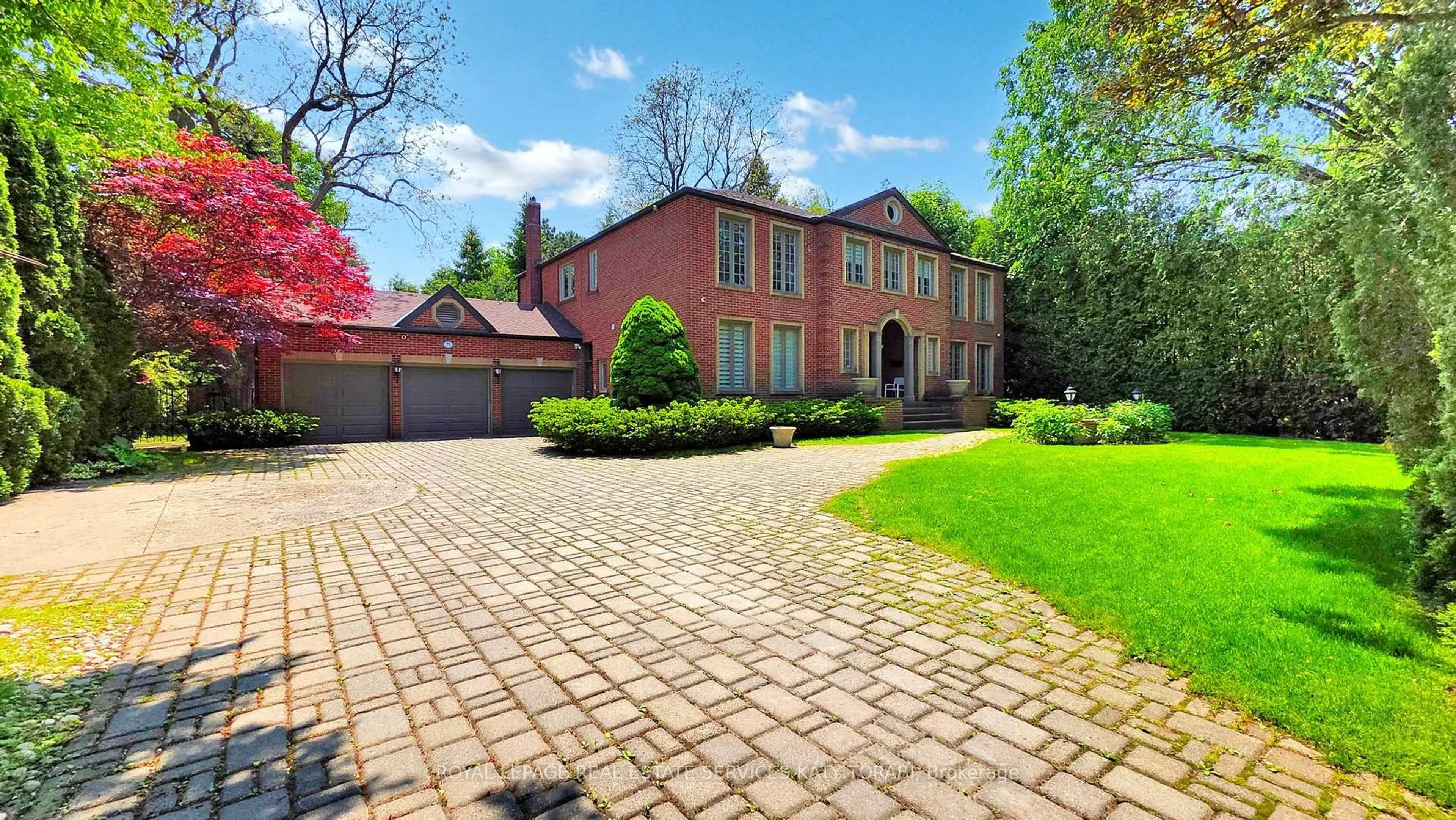 Home with brick exterior material, street for 21 Forest Heights Blvd, Toronto Ontario M2L 1G4