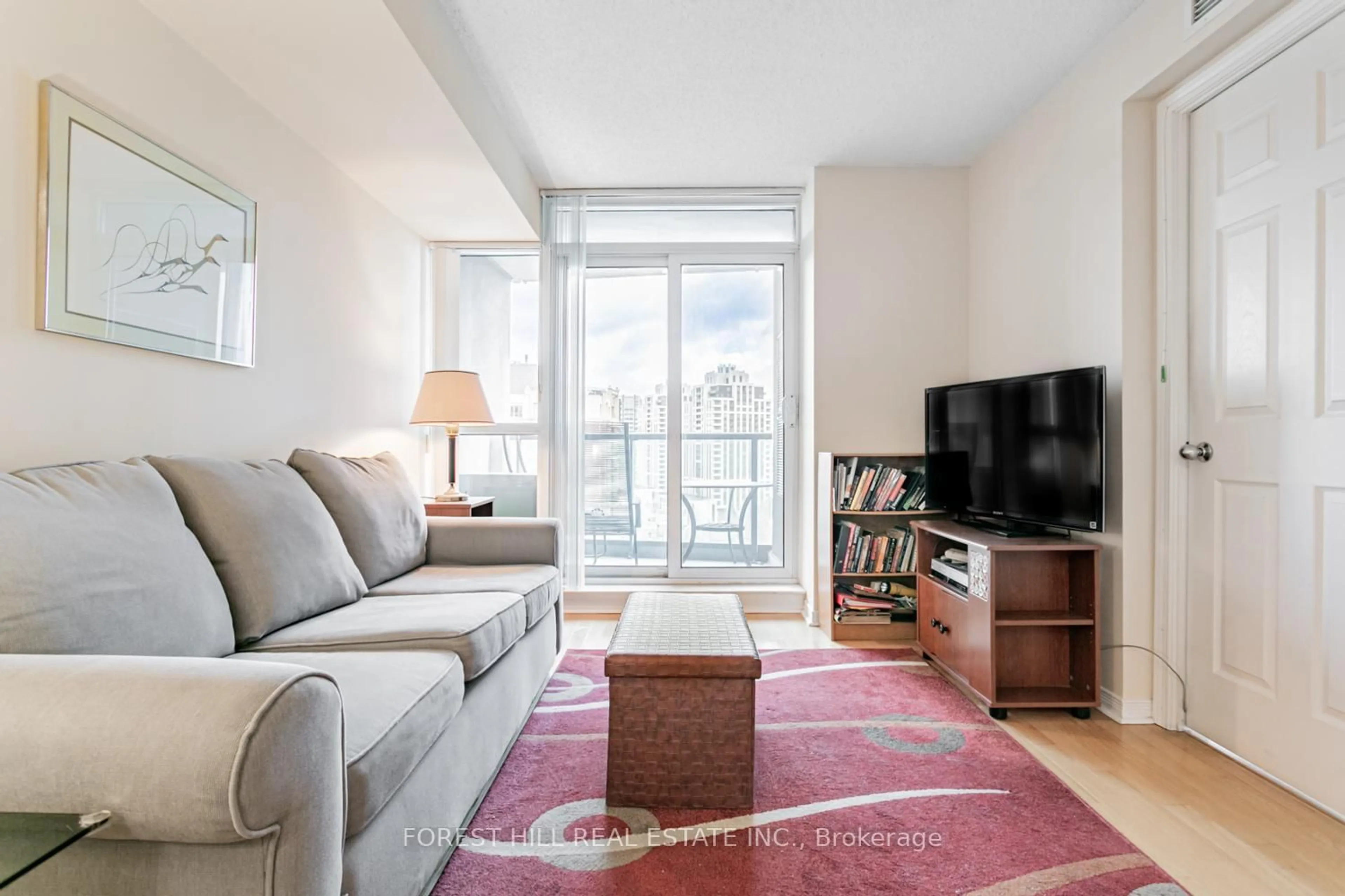 Living room with furniture, unknown for 30 Harrison Garden Blvd #1501, Toronto Ontario M2N 7A9