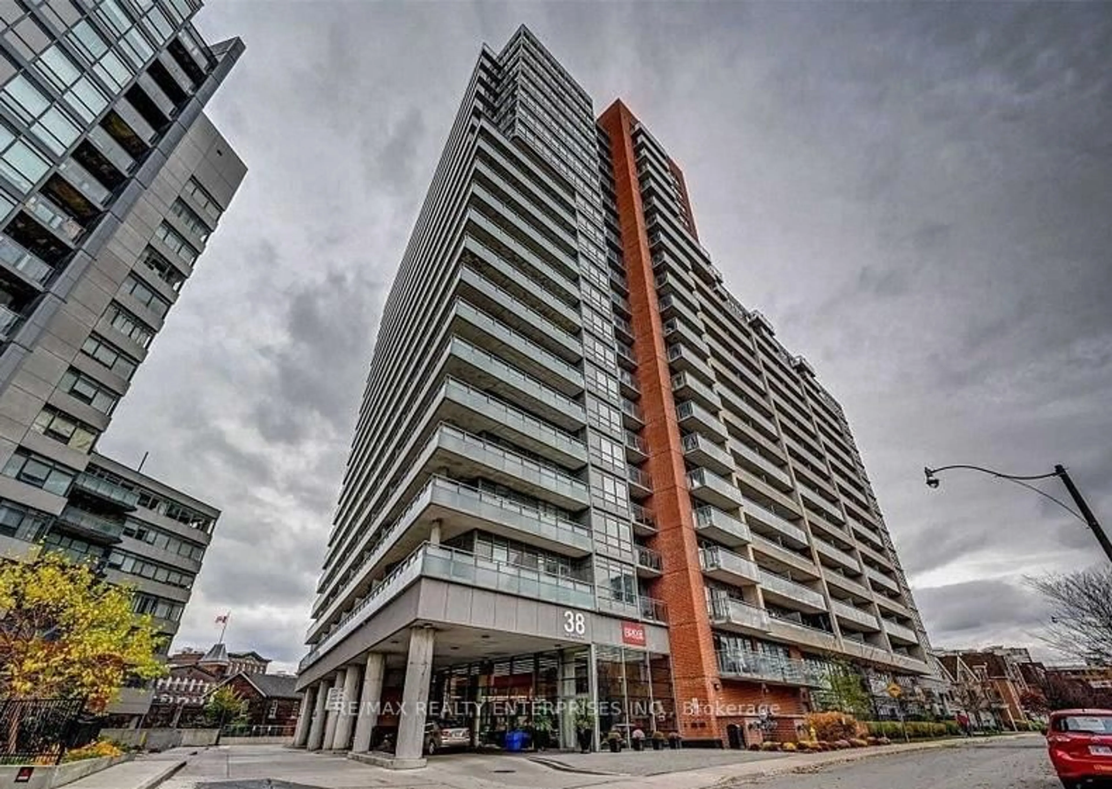 Indoor foyer for 38 Joe Shuster Way #1308, Toronto Ontario M6K 0A5