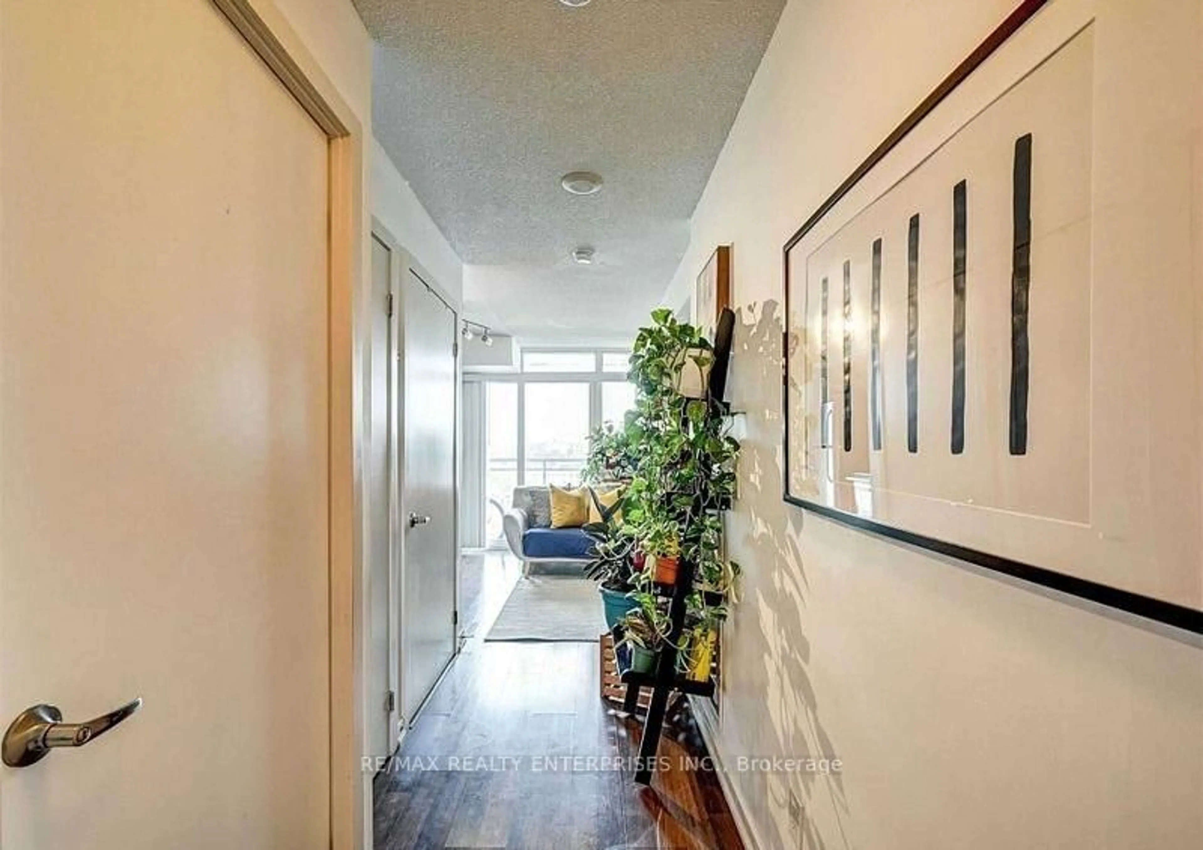 Indoor entryway for 38 Joe Shuster Way #1308, Toronto Ontario M6K 0A5