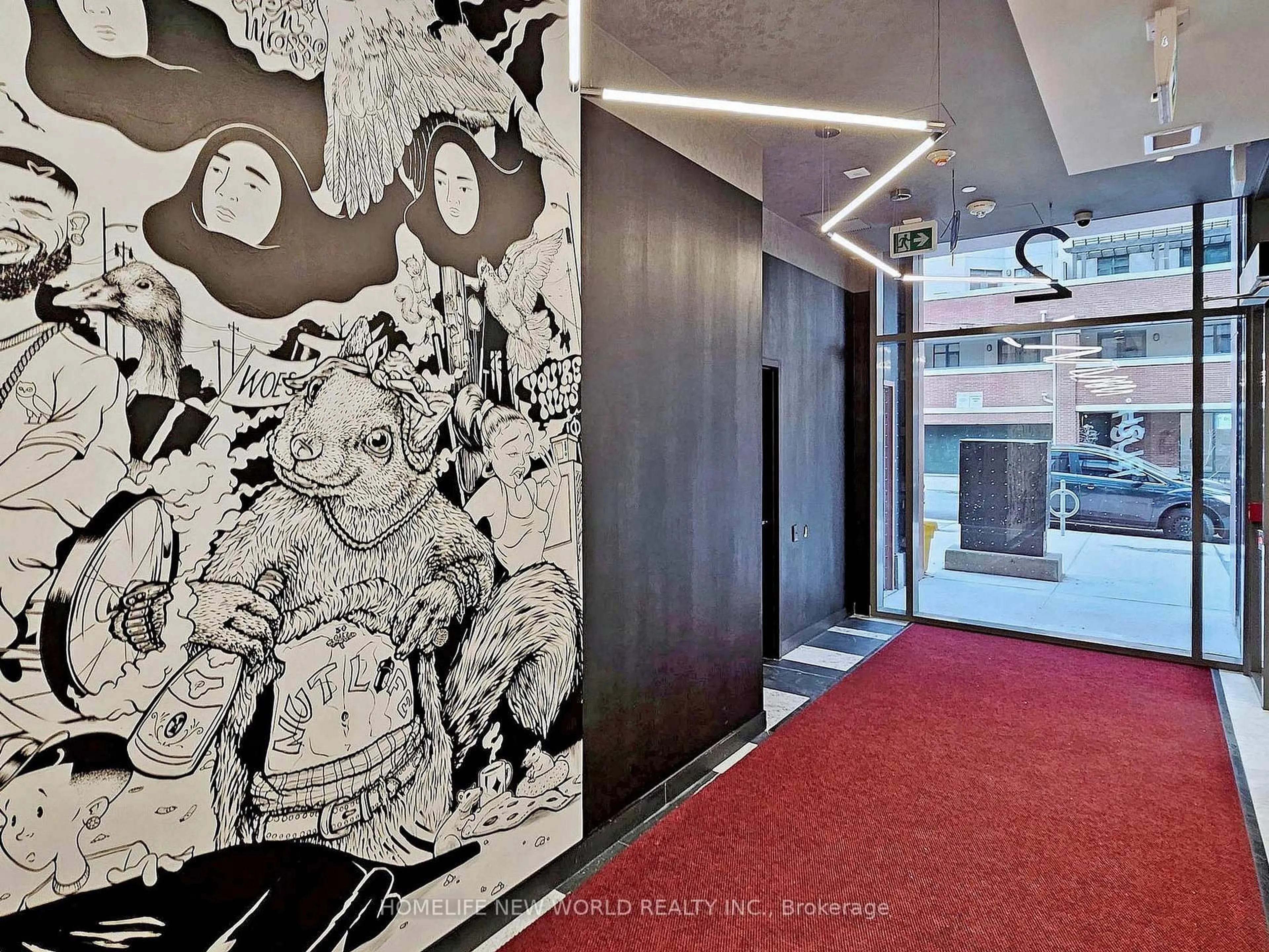 Indoor foyer for 2 Augusta Ave #LPH03, Toronto Ontario M5V 0T3