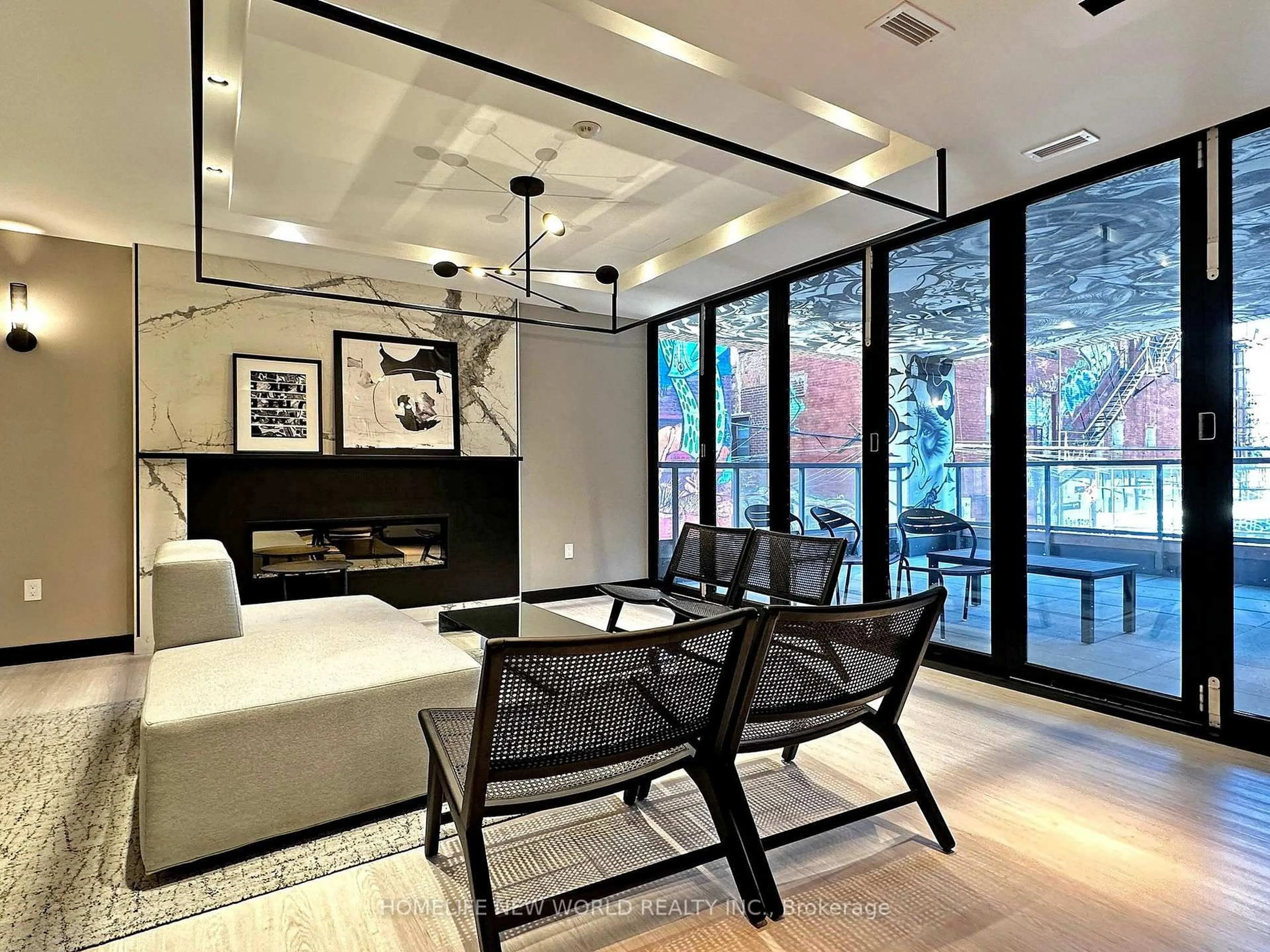 Living room with furniture, unknown for 2 Augusta Ave #LPH03, Toronto Ontario M5V 0T3