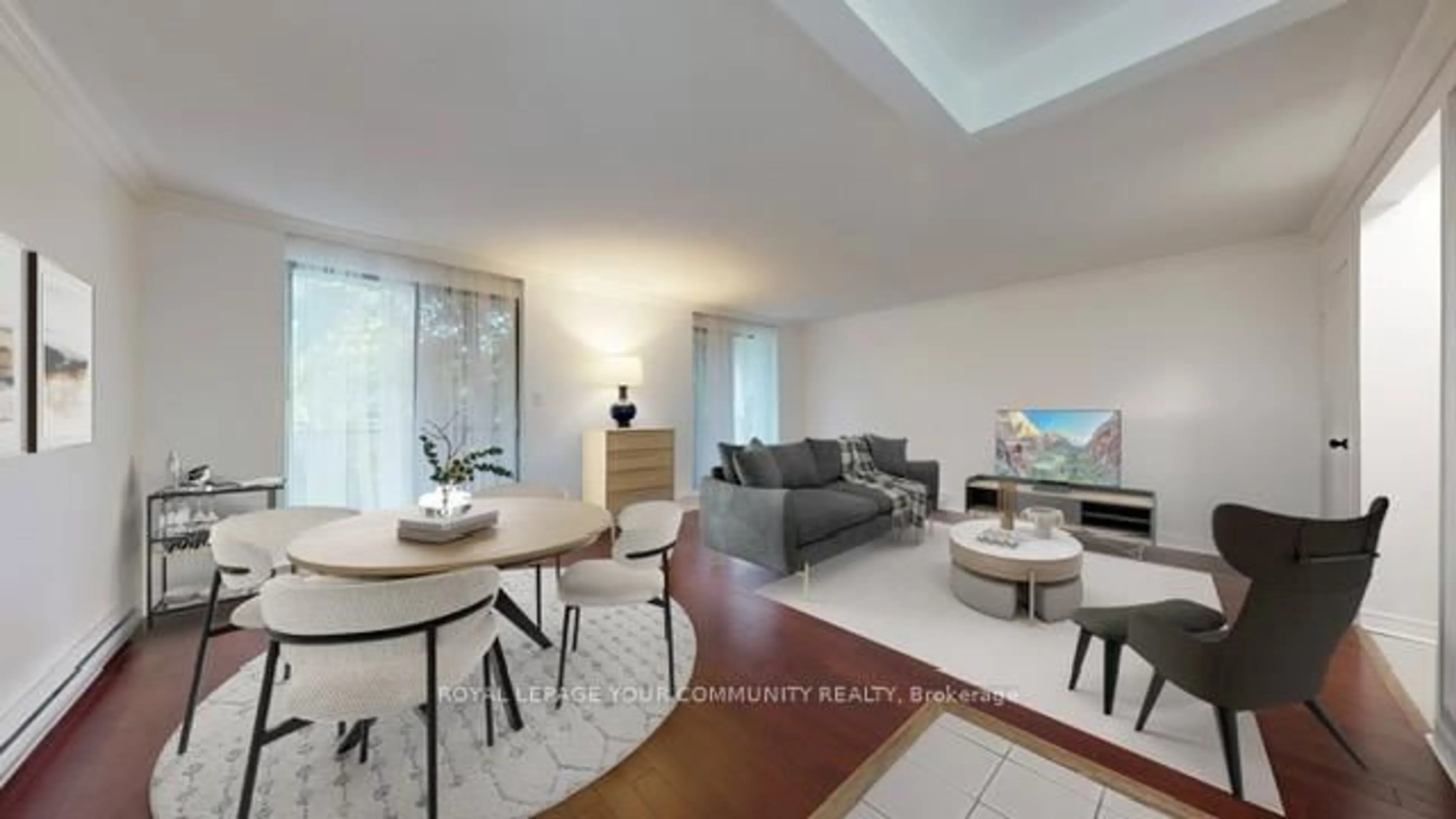 Living room with furniture, unknown for 3740 Don Mills Rd #129, Toronto Ontario M2H 3J2