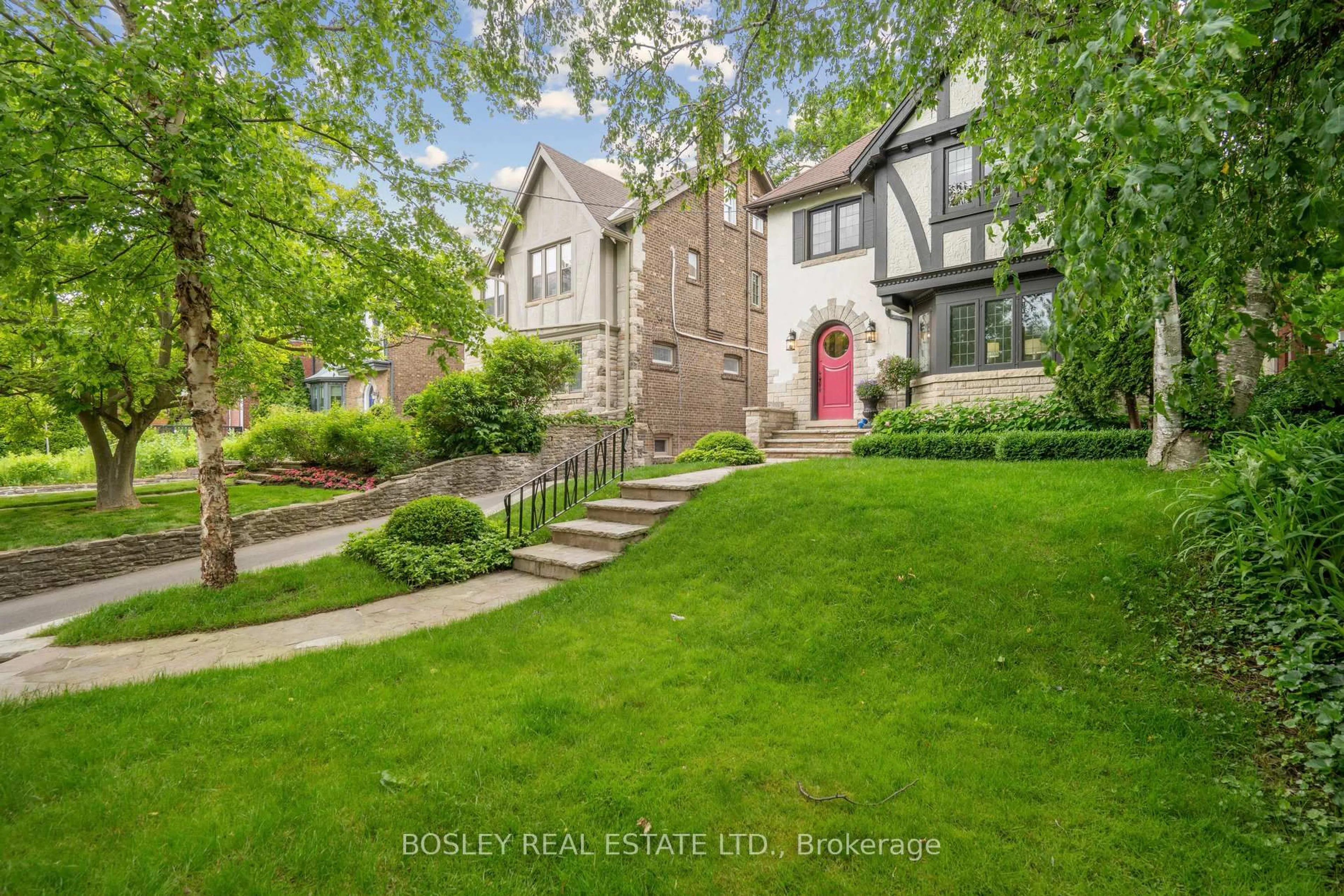 Home with brick exterior material, street for 294 Douglas Dr, Toronto Ontario M4W 2C2