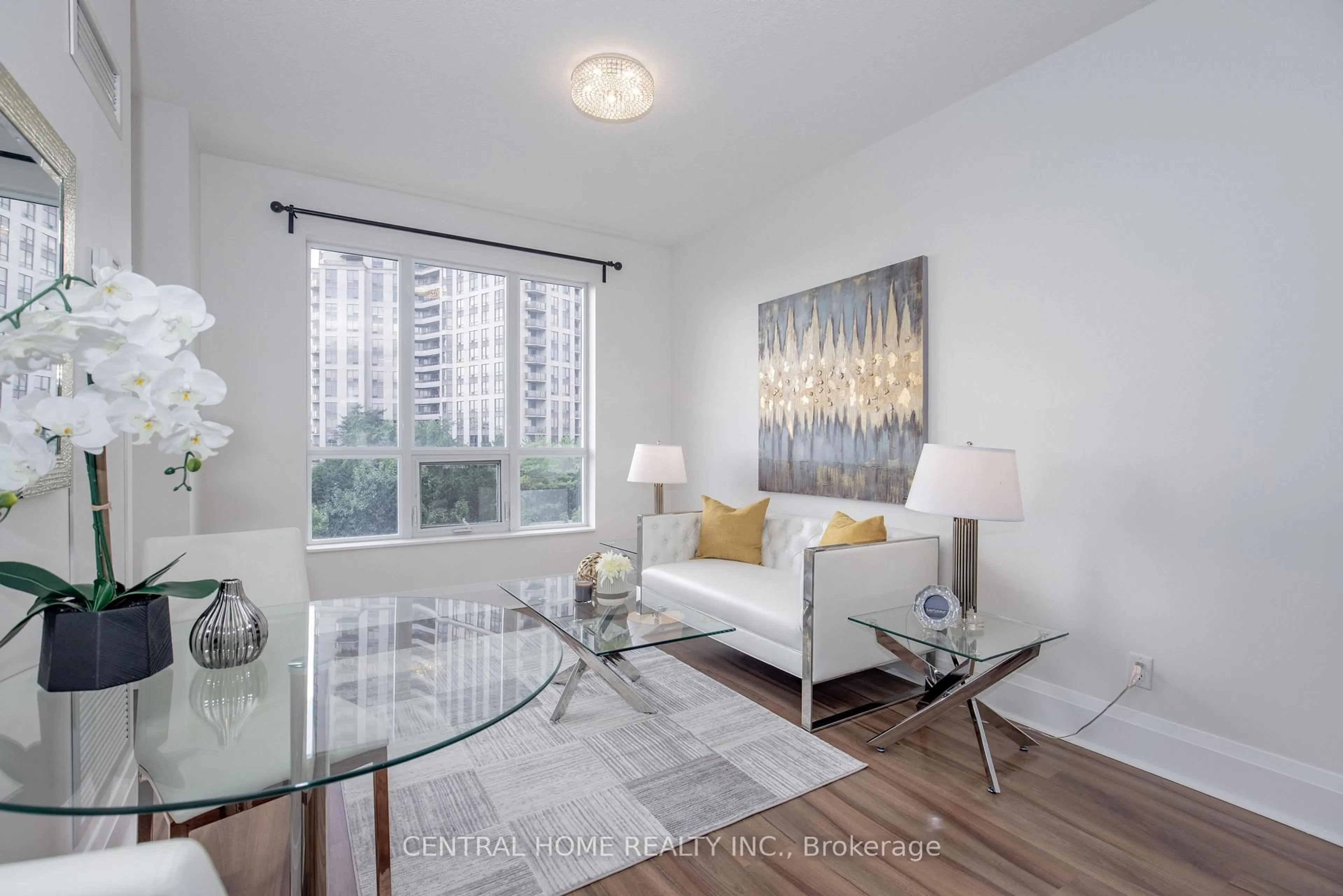 Living room with furniture, unknown for 100 Harrison Garden Blvd #501, Toronto Ontario M2N 0C2
