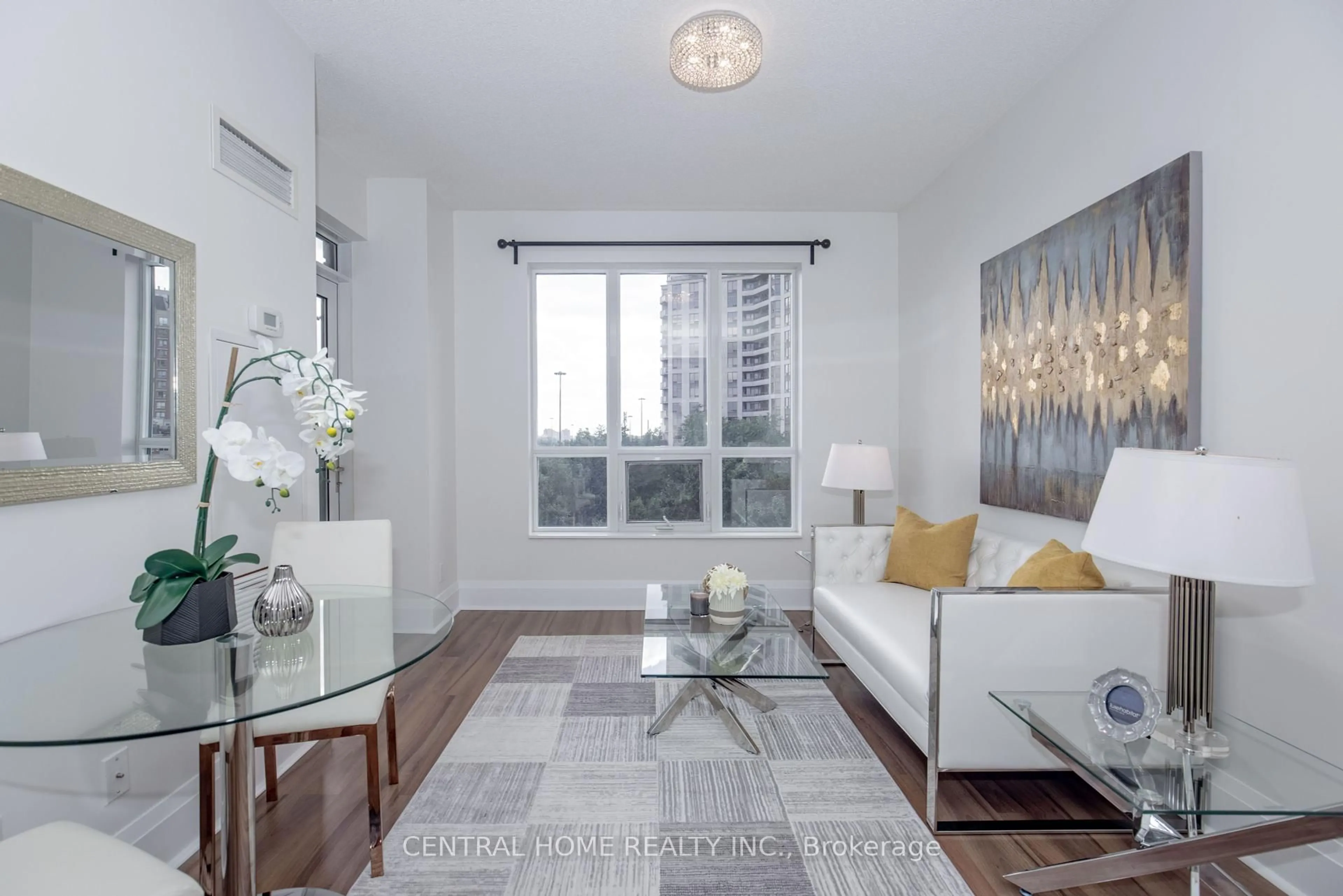 Living room with furniture, unknown for 100 Harrison Garden Blvd #501, Toronto Ontario M2N 0C2