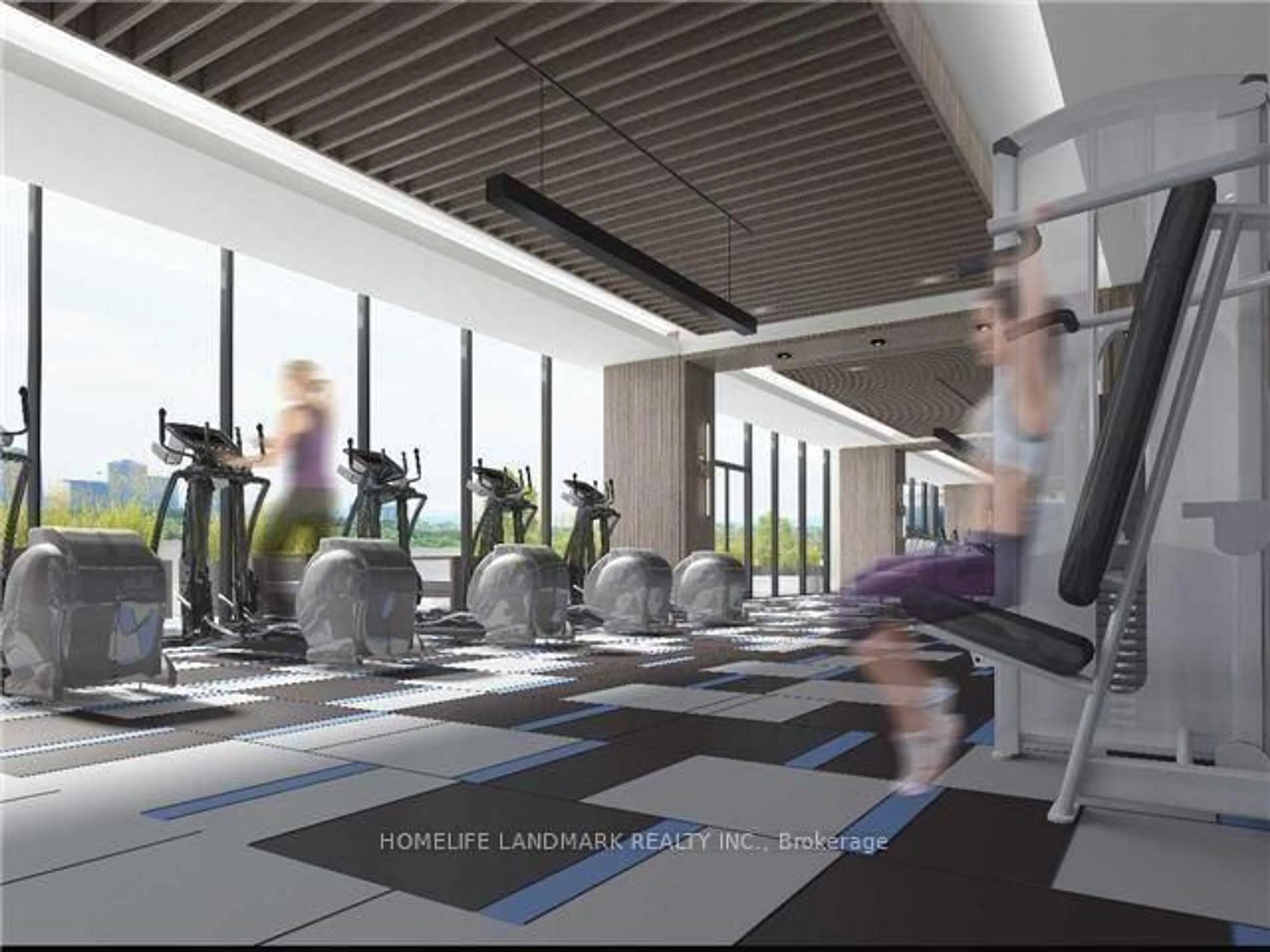Gym or fitness room for 575 bloor St #2205, Toronto Ontario M4W 0B2