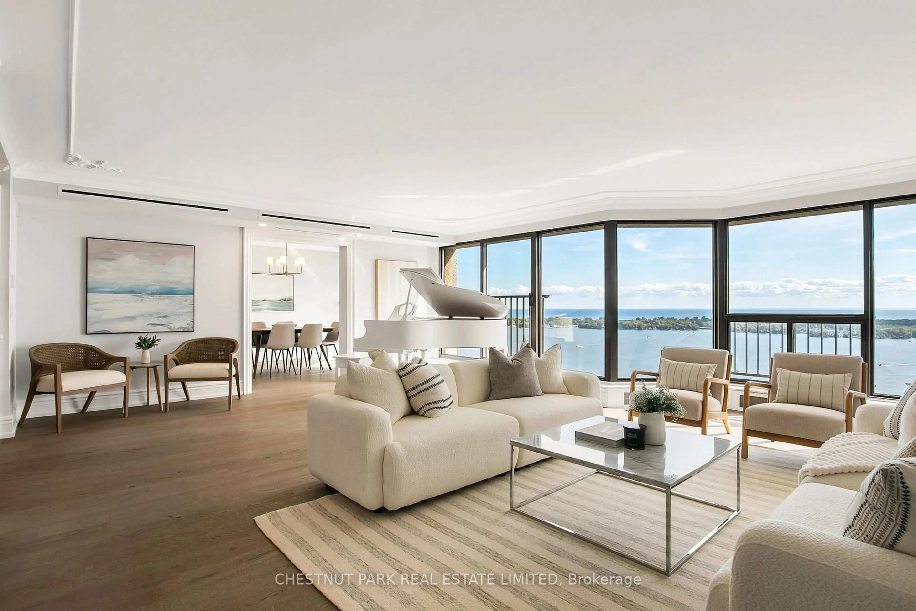 Living room with furniture, unknown for 55 Harbour Sq #3011, Toronto Ontario M5J 2L1