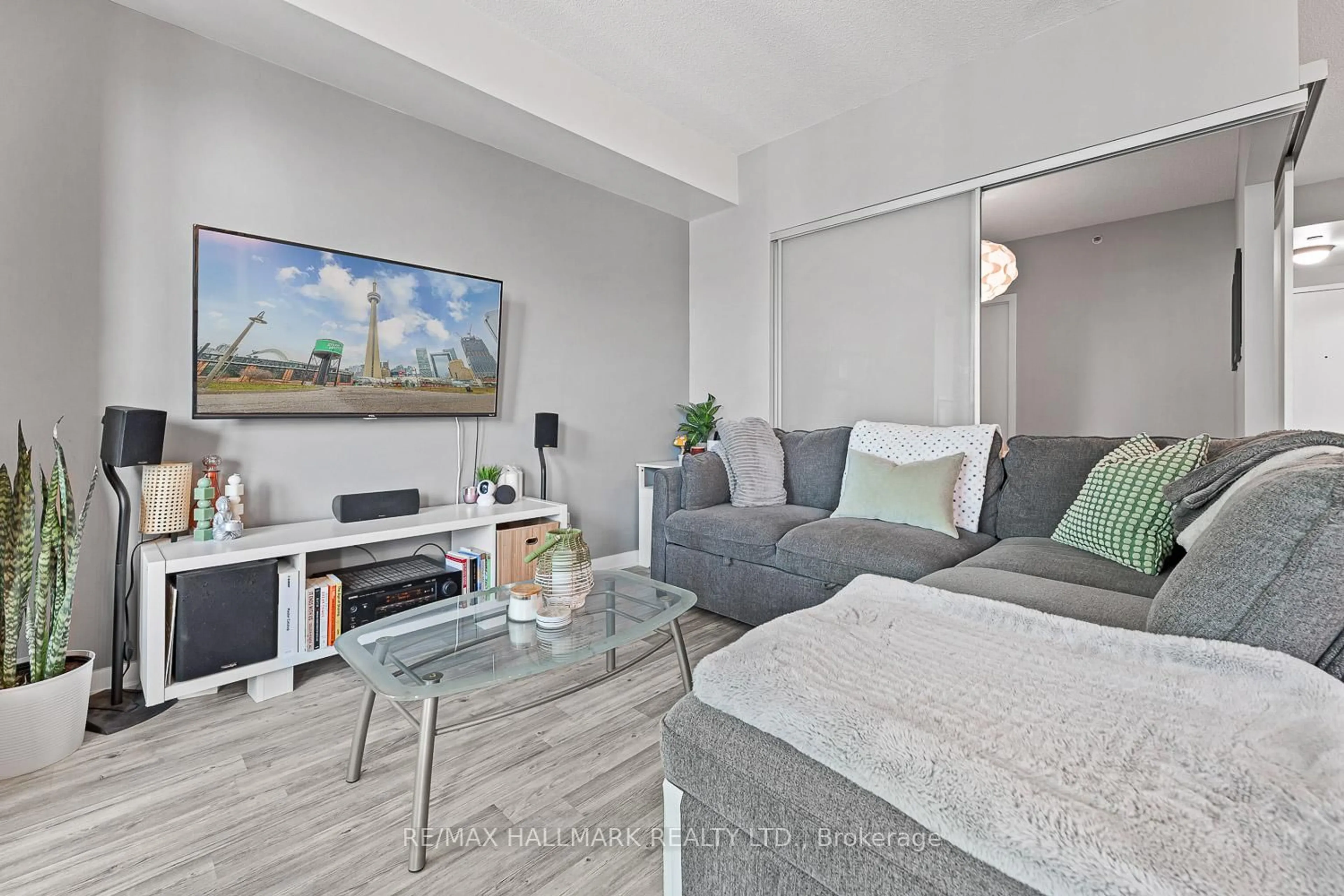Living room with furniture, unknown for 69 Lynn Williams St #709, Toronto Ontario M6K 3R7
