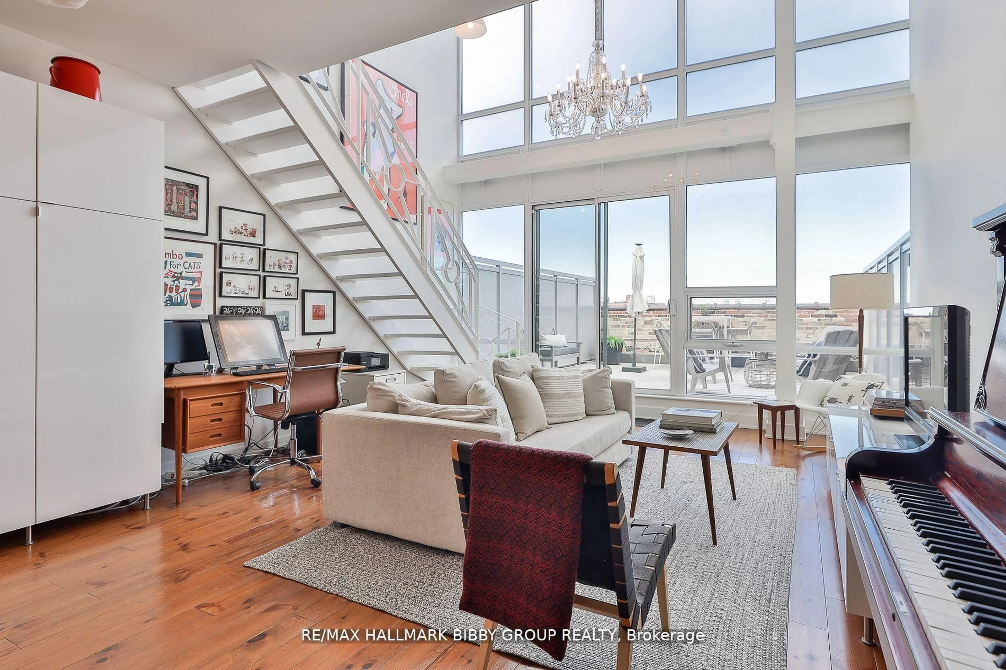 Living room with furniture, unknown for 183 Dovercourt Rd #Ph9, Toronto Ontario M6J 3C1